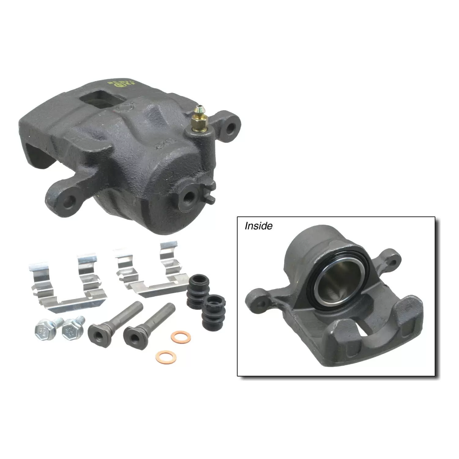 Cardone Cardone or OEF3 Remanufactured Brake Caliper. Unloaded w/o Bracket Fits select: 1989-1994 NISSAN 240SX