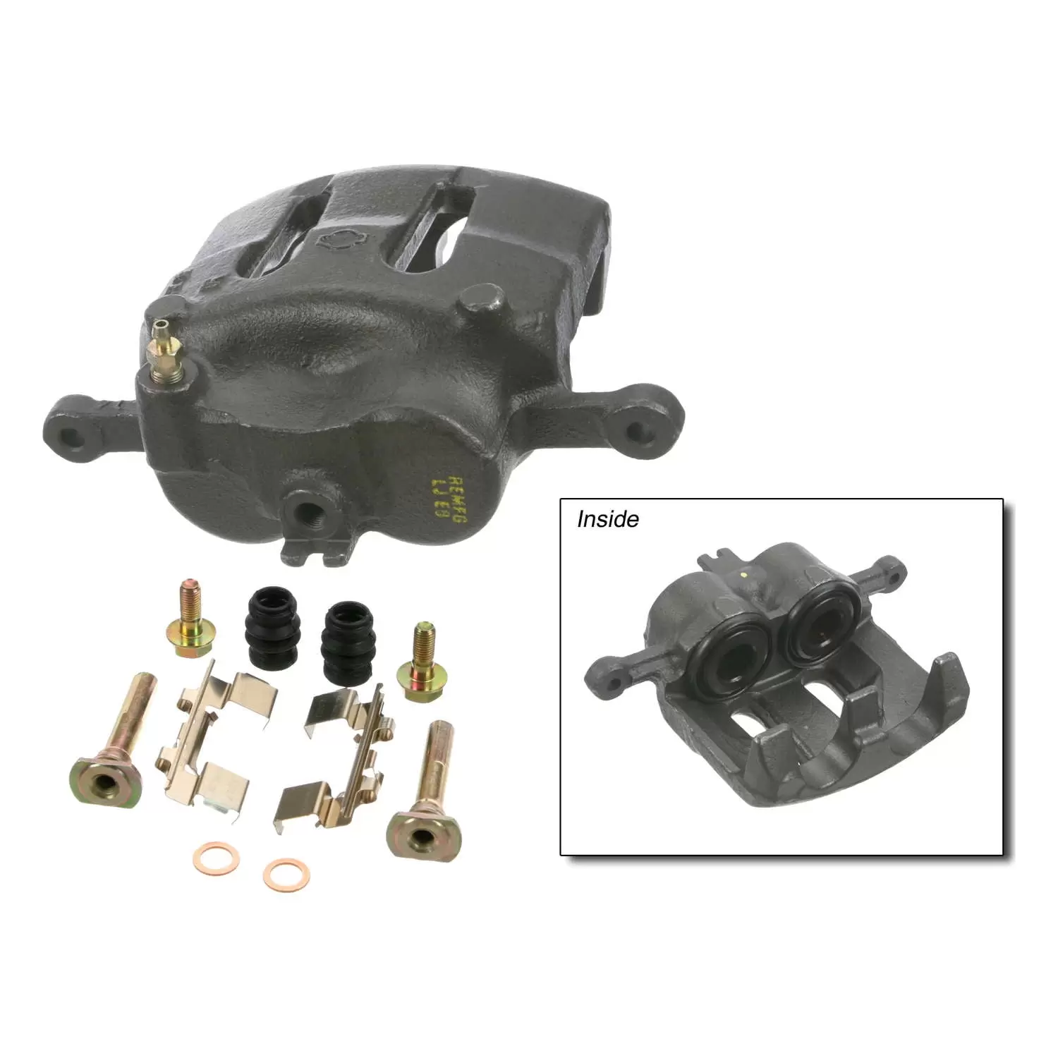 Cardone Cardone or OEF3 Remanufactured Brake Caliper. Unloaded w/o Bracket Fits select: 1998-2004 NISSAN FRONTIER. 1995-1997 NISSAN TRUCK