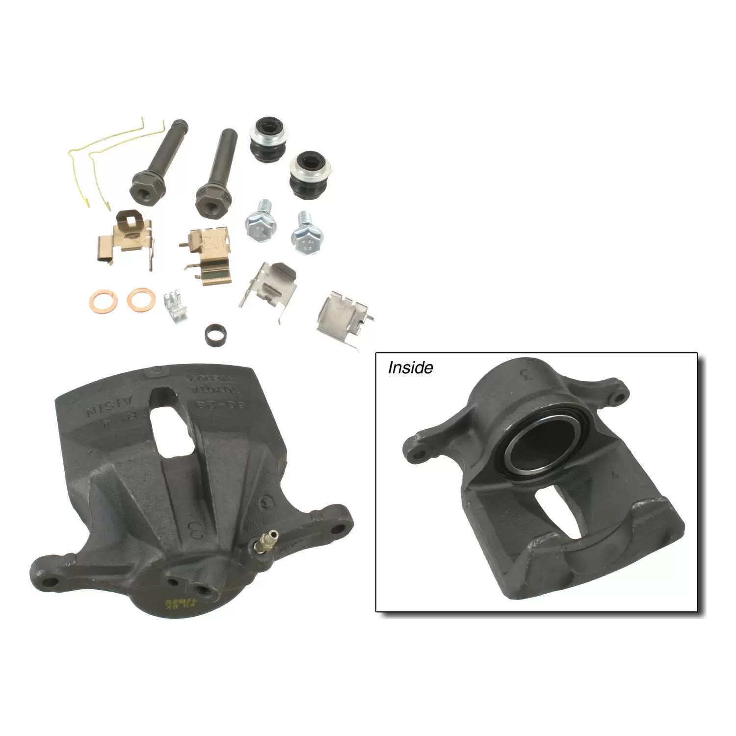 Cardone Cardone or OEF3 Remanufactured Brake Caliper. Unloaded w/o Bracket Fits select: 2000-2001 TOYOTA CAMRY. 1998-2000 TOYOTA SIENNA