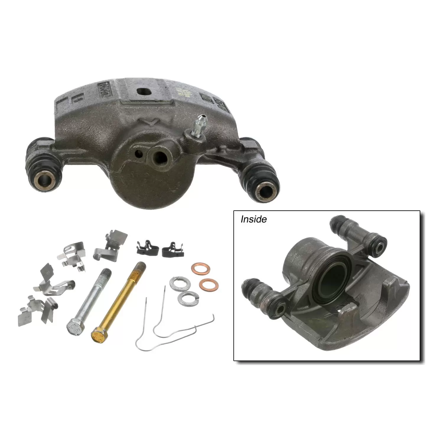 Cardone Cardone or OEF3 Remanufactured Brake Caliper. Unloaded w/o Bracket