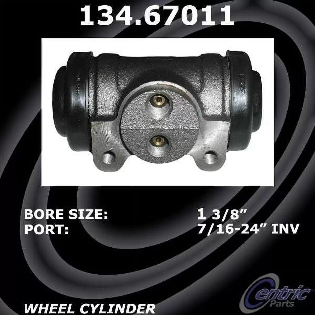 Centric 134.67011 - Premium Rear Drum Brake Wheel Cylinder Fits select: 1972-1973 DODGE MOTOR HOME CHASSIS