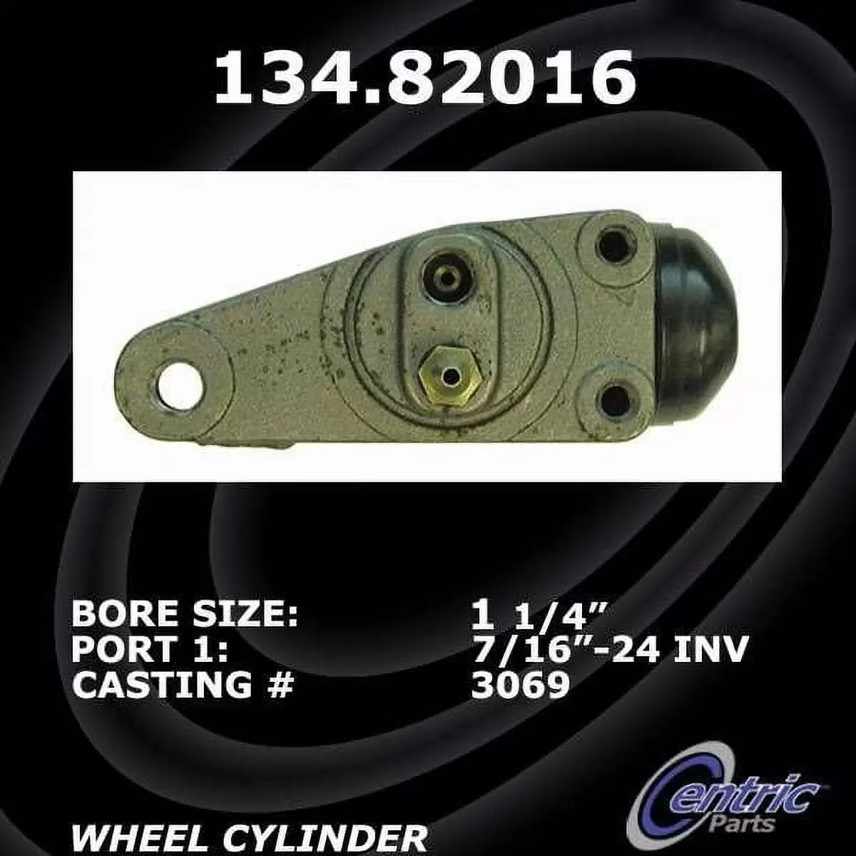 Centric 134.82016 - Premium Front Driver Side Drum Brake Wheel Cylinder