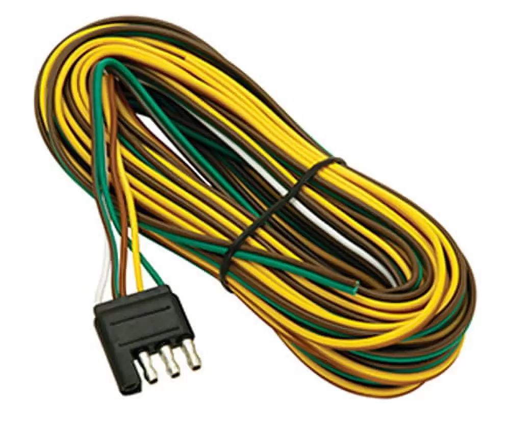 Cequent 707261 25' Wiring Harness W/ 4 Way Flat Car End