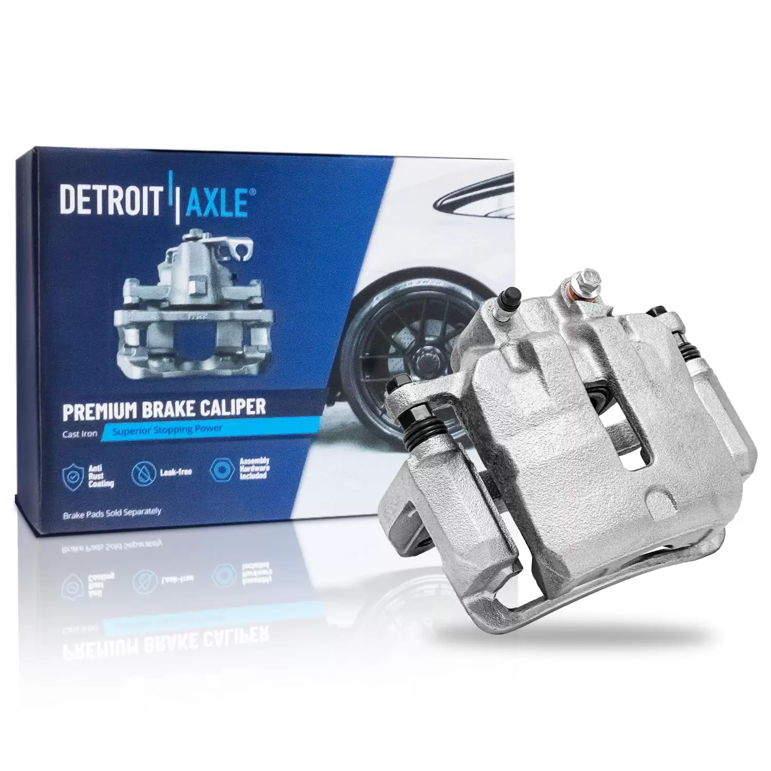 Detroit Axle - Front Brake Caliper for GMC Terrain Buick Regal Allure Lacrosse Cascada Chevy Impala Equinox Malibu Cadillac ELR. Right Brake Caliper w/Bracket Replacement