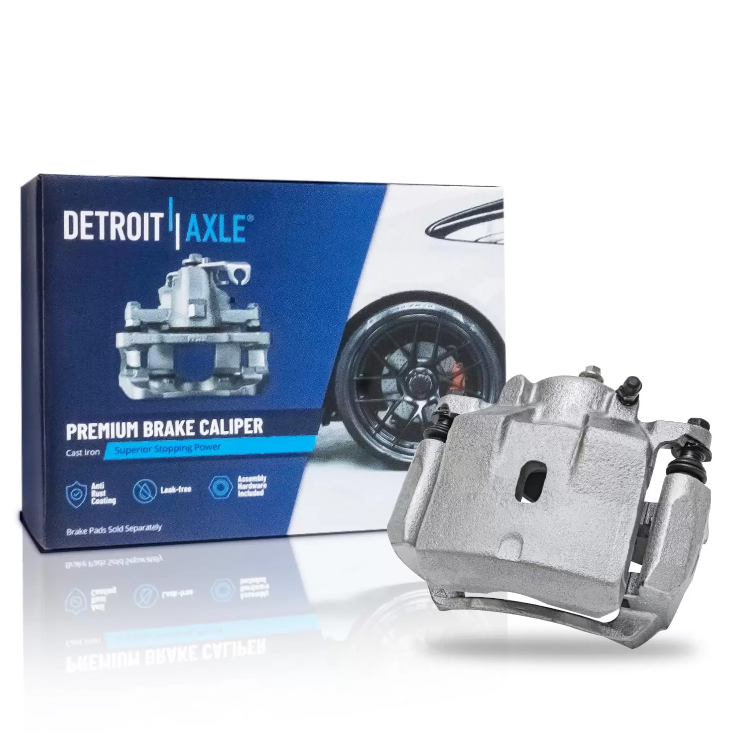 Detroit Axle - Front Driver Side Brake Caliper w/Bracket Replacement for Chevrolet Malibu Pontiac G6 Solstice Saturn Aura Sky Fits select: 2011-2012 CHEVROLET MALIBU 2LT. 2010 CHEVROLET MALIBU 1LT