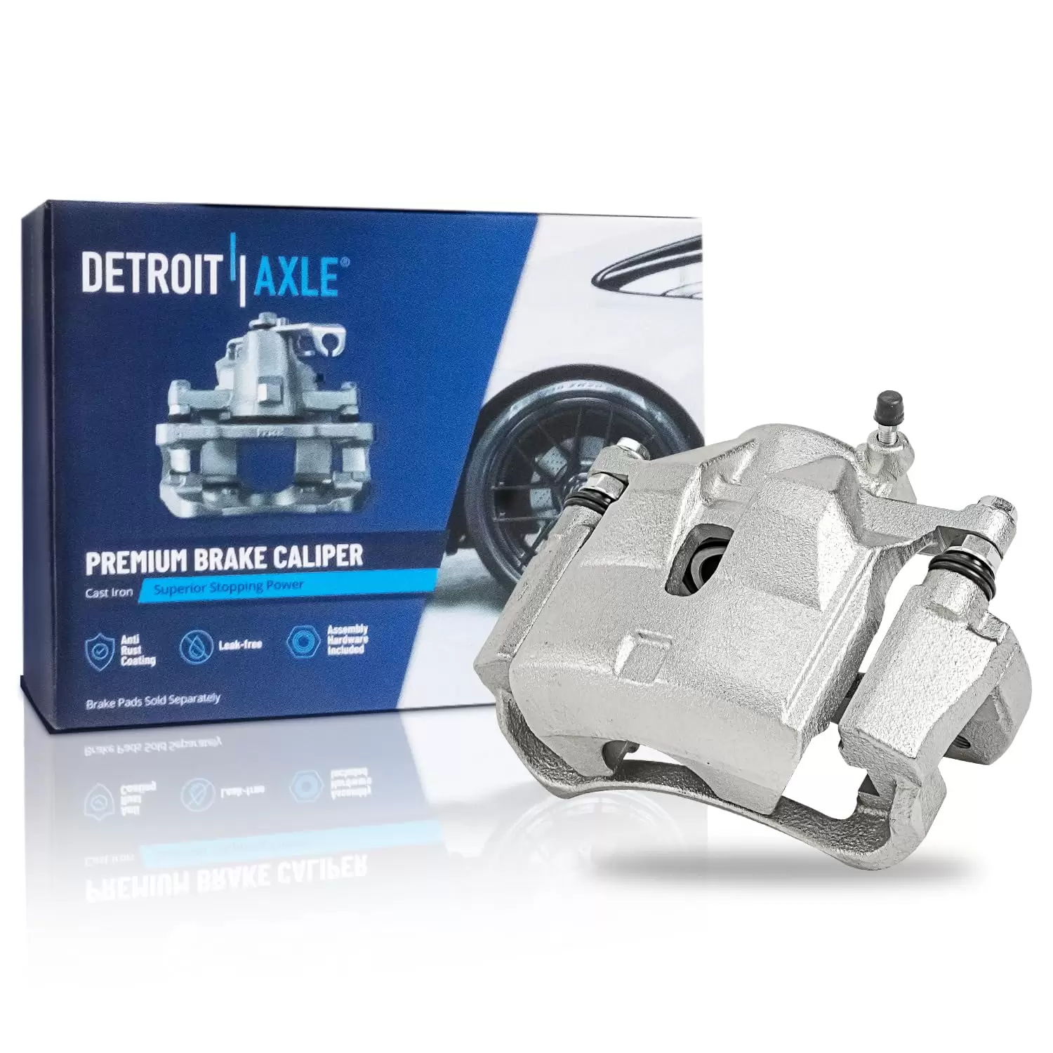 Detroit Axle - Front Driver Side Brake Caliper w/Bracket Replacement for Toyota RAV4 Prius V Scion xB Lexus HS250H