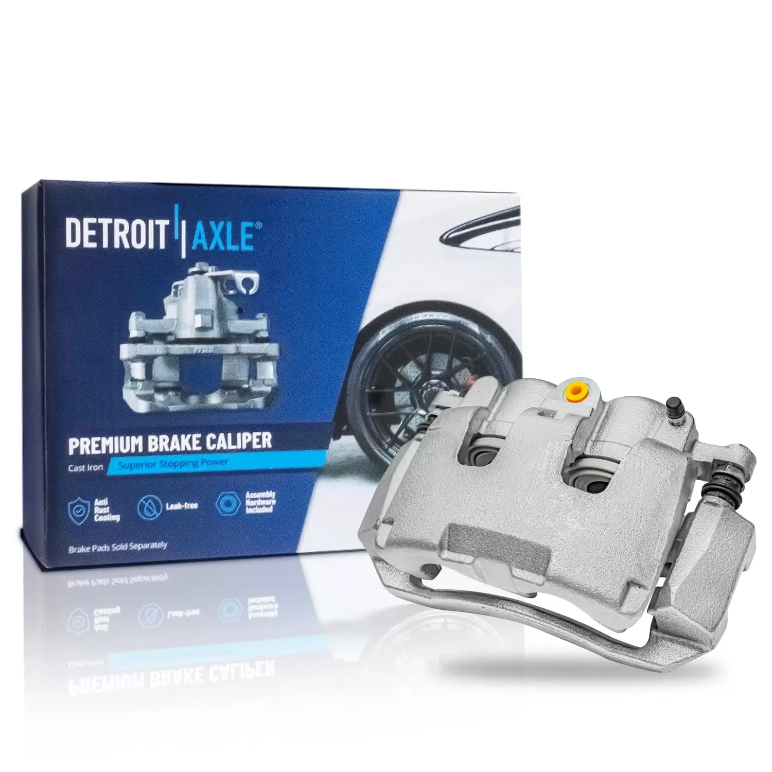 Detroit Axle - Front Passenger Side Brake Caliper w/Bracket Replacement for Dodge Ram 1500 Dakota Durango Aspen Fits select: 2013-2014 RAM 1500 ST. 2015-2017 RAM 1500 SLT