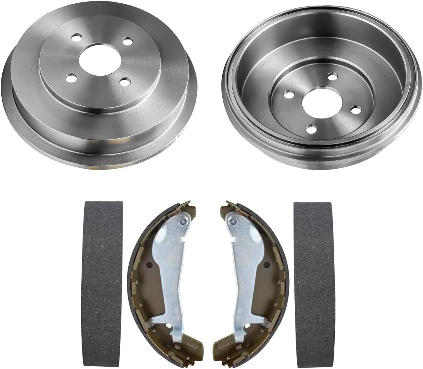 Detroit Axle - Rear Brake Kit for 2009-2010 Chevrolet Cobalt Pontiac G5 Replacement Brakes Drums and Semi-metallic Brake Shoes