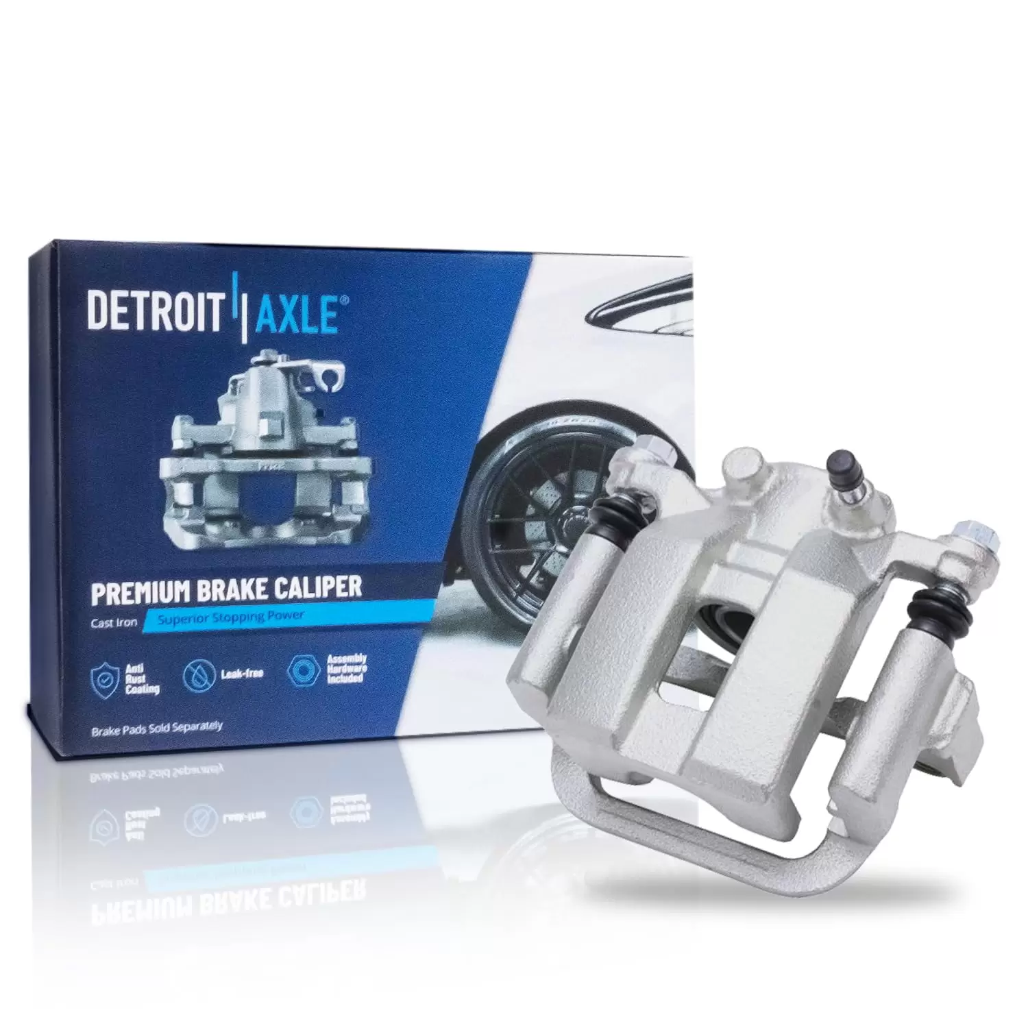 Detroit Axle - Rear Driver Side Brake Caliper w/Bracket Replacement for 2003-2005 Infiniti G35 Nissan 350Z Murano Quest