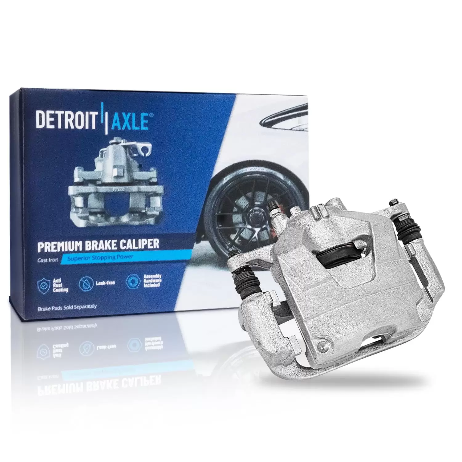 Detroit Axle - Rear Right Passenger Side Brake Caliper w/Bracket Replacement for Chevrolet Cruze Orlando Trax Volt Buick Encore Verano