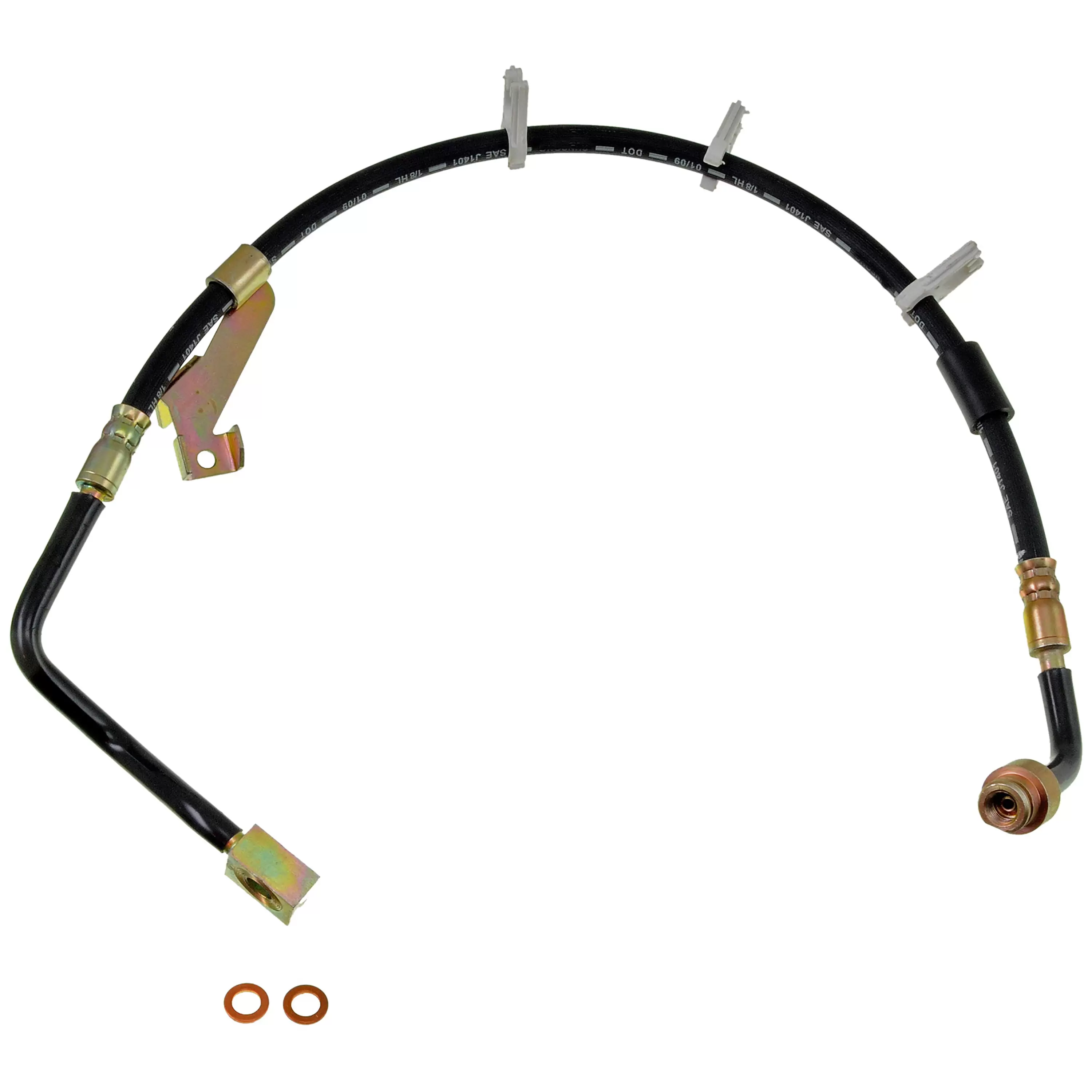 Dorman H620624 Front Passenger Side Brake Hydraulic Hose for Specific Ford Models Fits select: 2004-2007 FORD ECONOLINE