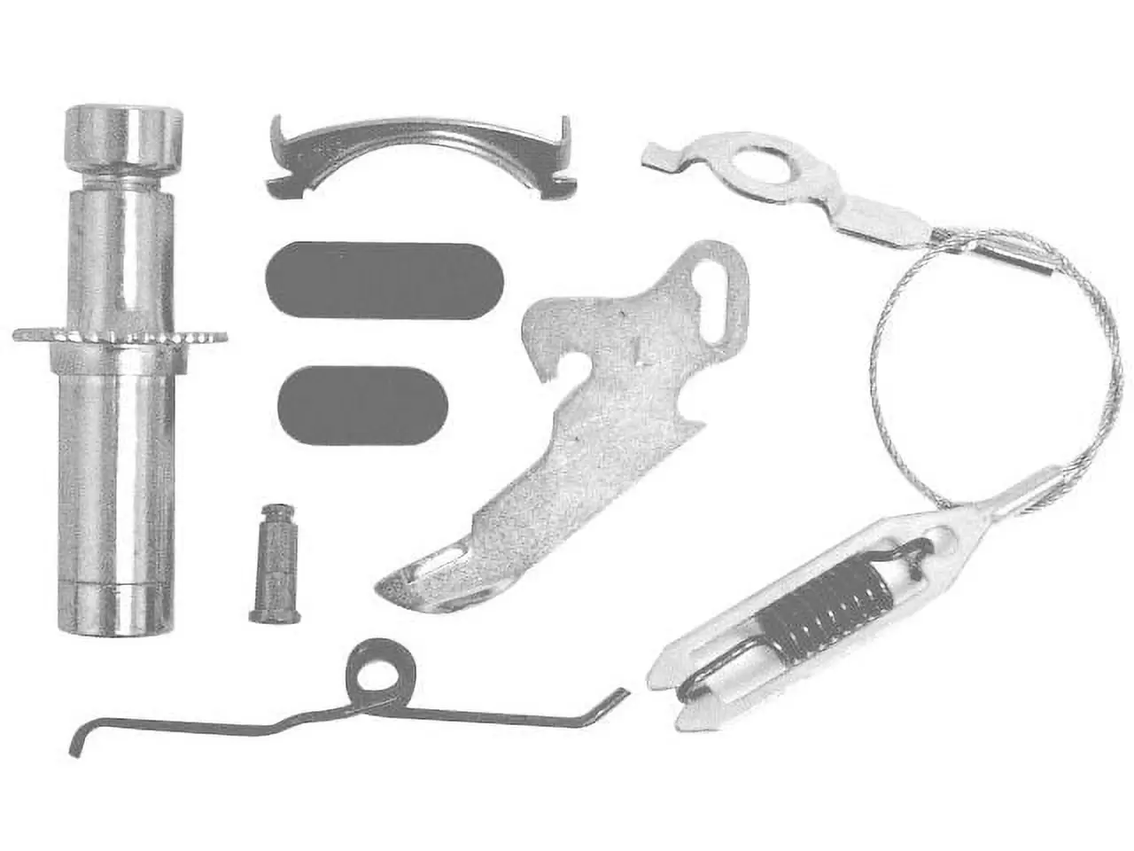 Drum Brake Self Adjuster Repair Kit - Compatible with 1969 - 1974 Ford E-100 Econoline 1970 1971 1972 1973