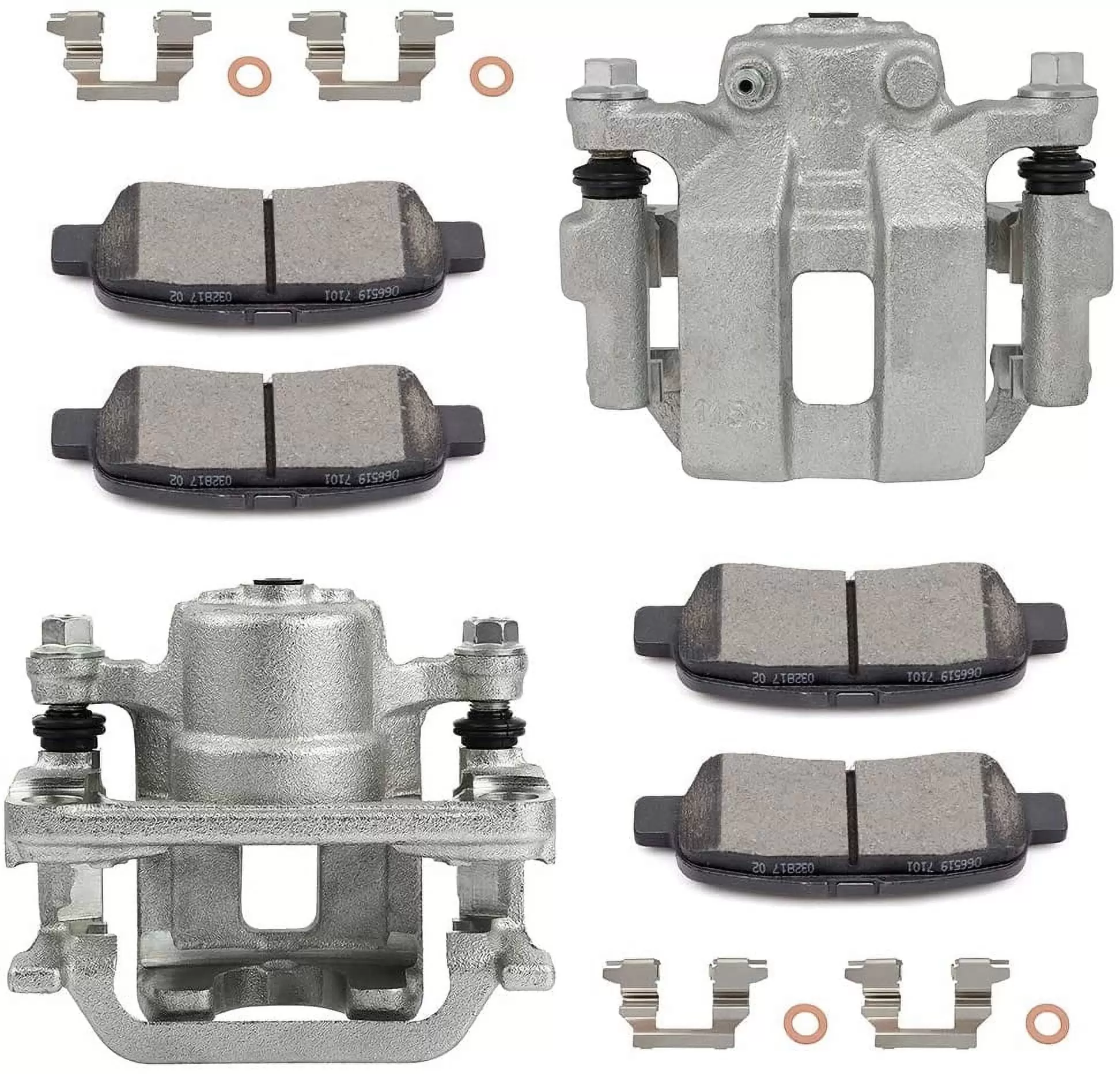 ECCPP D905 Rear Brake Caliper Assembly + Cefor Ramic Pad fit for 2003-2005 for Infiniti G35.2003-2005 for Nissan 350Z.2003-2007 for Nissan Murano.2004-2009 for Nissan Quest