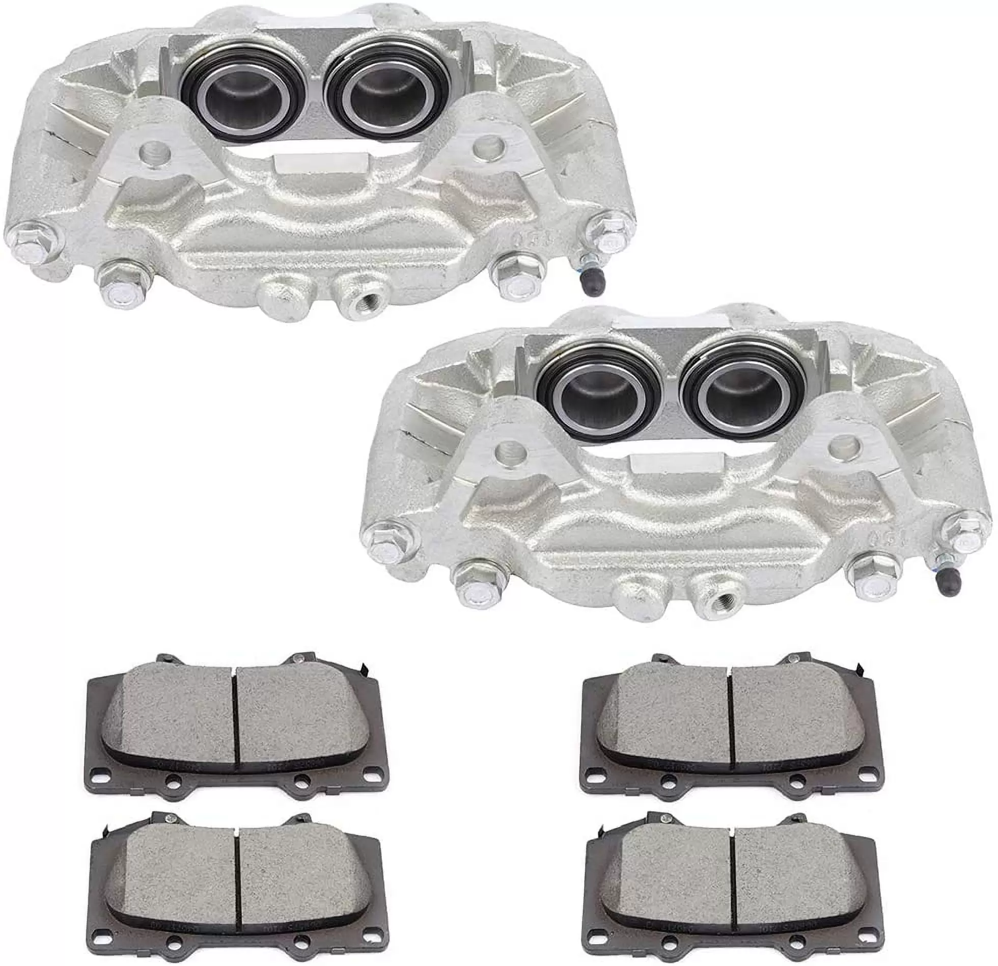 ECCPP Front Brake Calipers Assembly with Rotors Ceramic Pads fit for 2003-2009 Toyota 4Runner???2005-2017 Toyota Tacoma