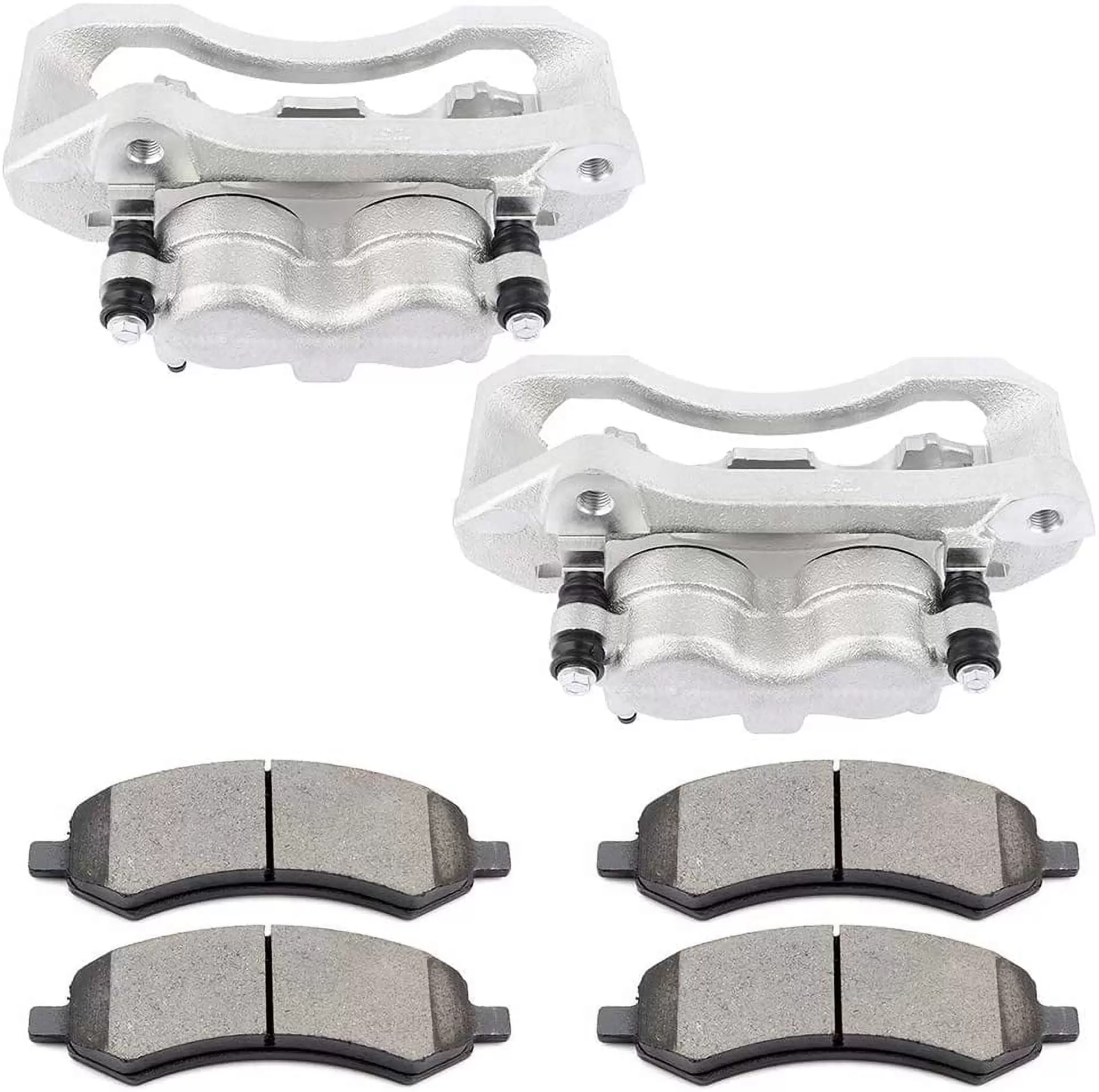 ECCPP Front Brake Calipers Assembly with Rotors Ceramic Pads fit for 2006-2008 Dodge Ram 1500