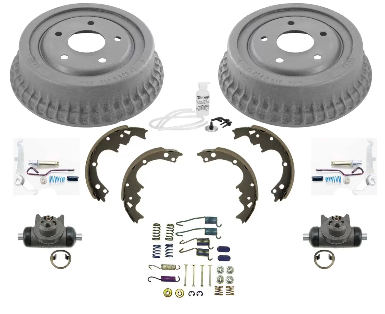 For 1989-91 GMC S10 Rear Wheel Drive Pick Up Brake Drum Cy Springs Wheel Adjust