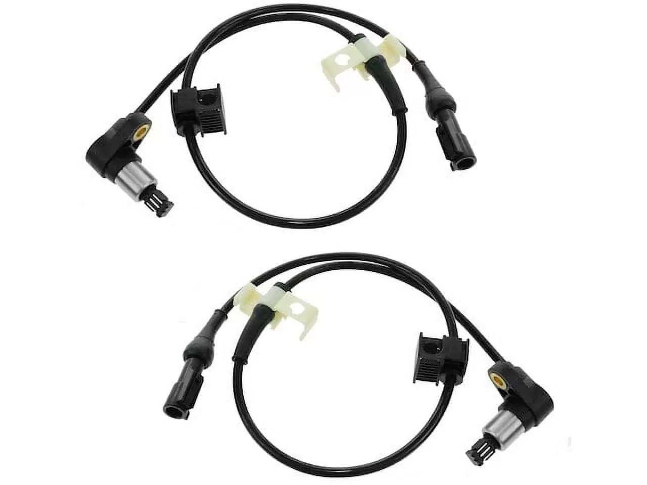 Front ABS Wheel Speed Sensor Set 2 Piece - Compatible with 1997 - 2002 Ford Expedition RWD 1998 1999 2000 2001