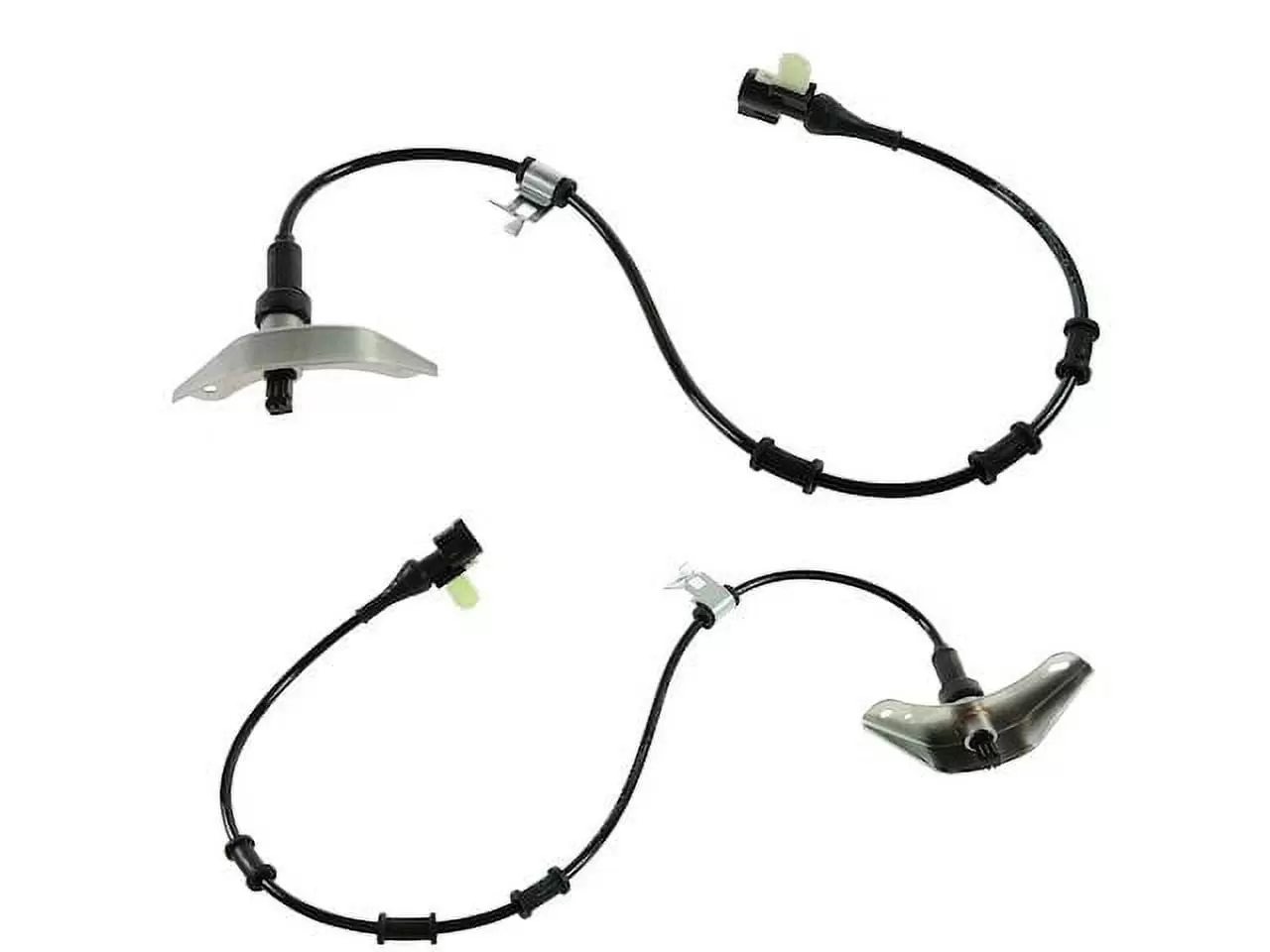 Front ABS Wheel Speed Sensor Set 2 Piece - Compatible with 1999 - 2002 Ford E-250 Econoline 2000 2001