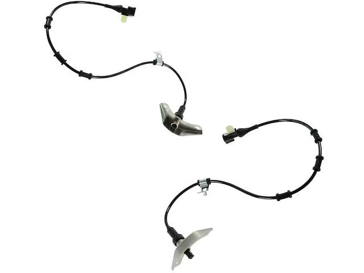 Front ABS Wheel Speed Sensor Set 2 Piece - Compatible with 1999 - 2002 Ford E-450 Econoline Super Duty 2000 2001