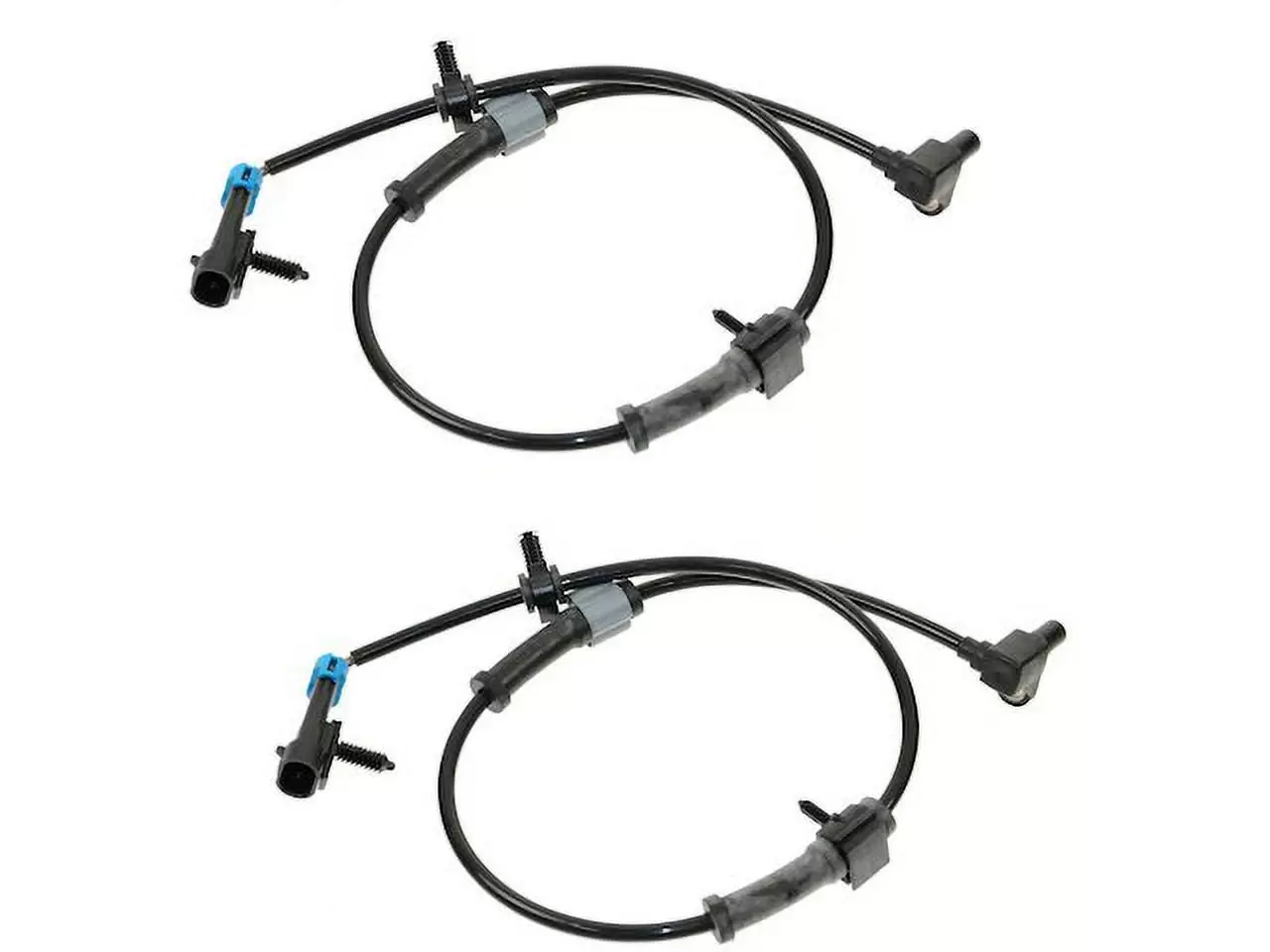 Front ABS Wheel Speed Sensor Set 2 Piece - Compatible with 1999 - 2004 GMC Sierra 2500 2000 2001 2002 2003