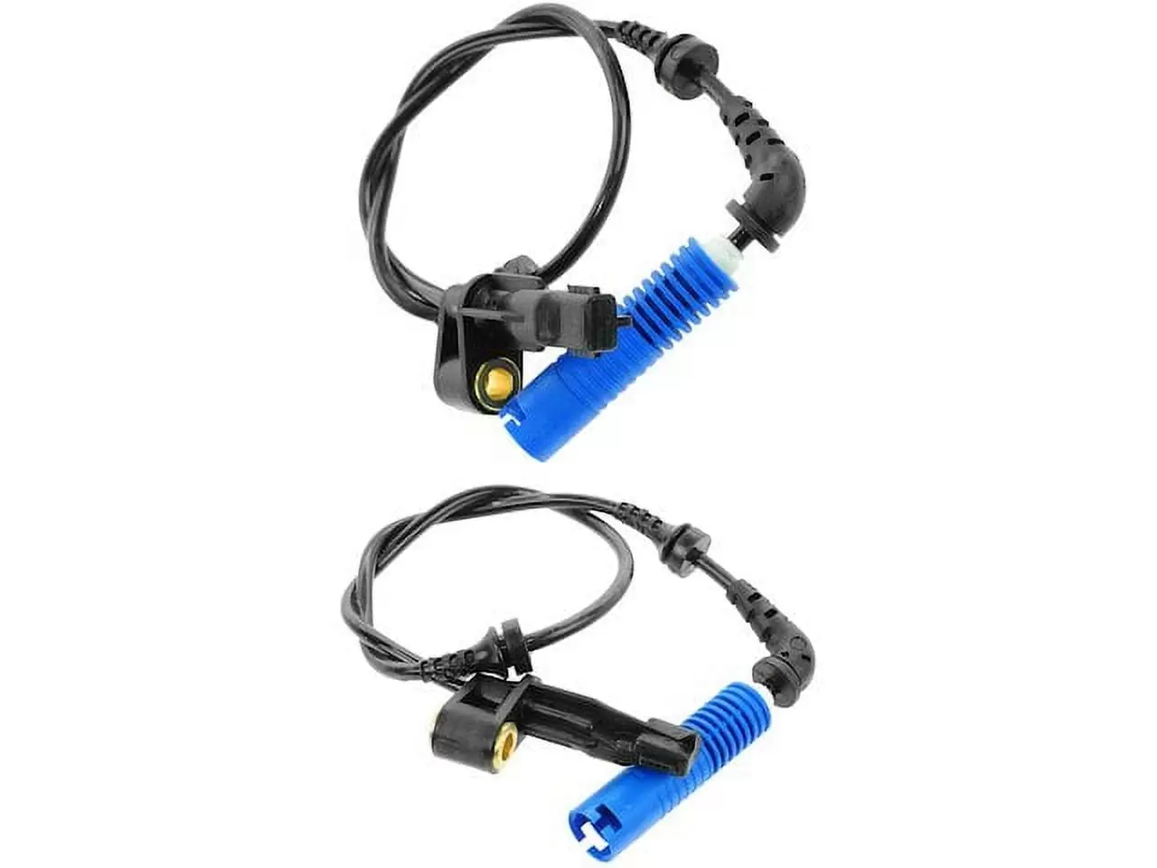 Front ABS Wheel Speed Sensor Set 2 Piece - Compatible with 2001 - 2006 BMW 325Ci 2002 2003 2004 2005