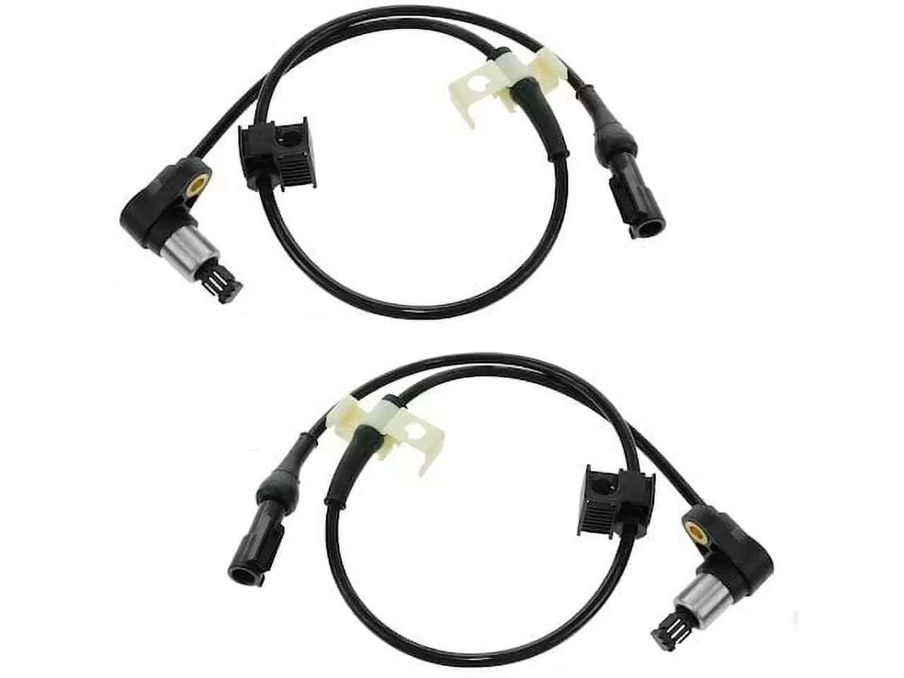 Front ABS Wheel Speed Sensor Set 2 Piece - Compatible with 2004 Ford F-150 Heritage RWD