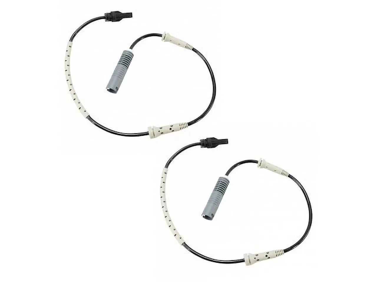 Front ABS Wheel Speed Sensor Set 2 Piece - Compatible with 2008 - 2013 BMW 135i 2009 2010 2011 2012