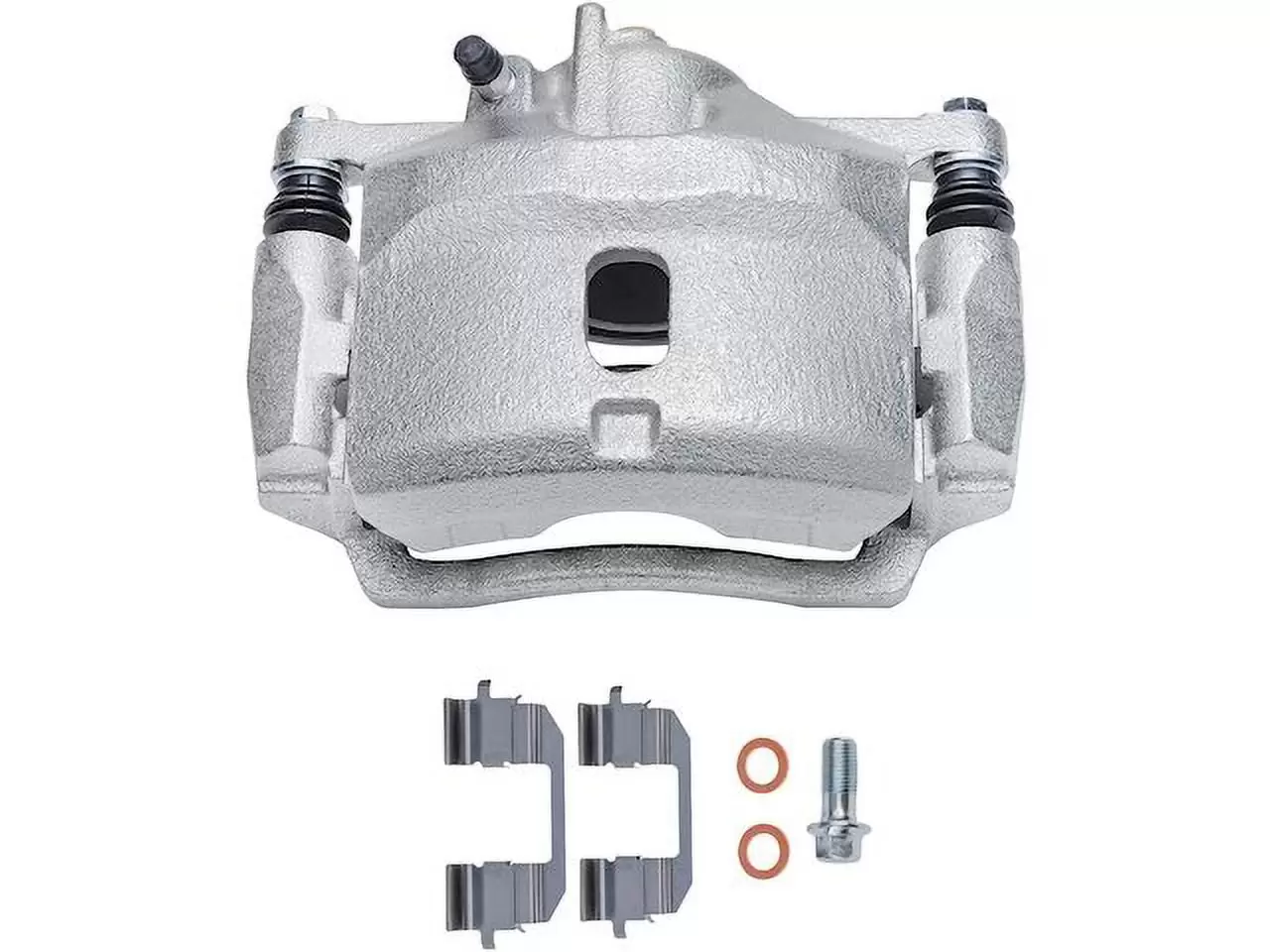 Front Brake Caliper - Compatible with 1996 - 2011 Honda Civic 1.7L 4-Cylinder 1997 1998 1999 2000 2001 2002 2003 2004 2005 2006 2007 2008 2009 2010