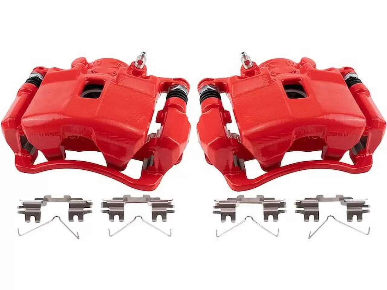 Front Brake Caliper Set 2 Piece - Compatible with 2007 - 2008 Honda Fit