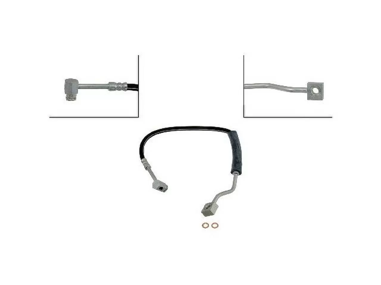 Front Left Brake Hose - Compatible with 1992 Ford E-350 Econoline