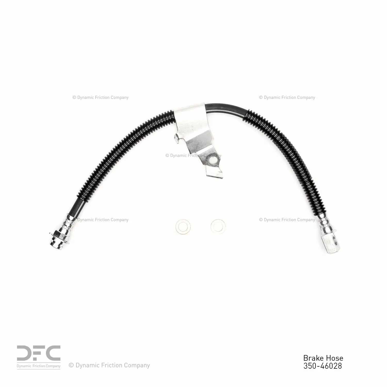 Front Left Dynamic Friction Company Brake Line Hose 350-46028 For 2006-2011 Cadillac DTS