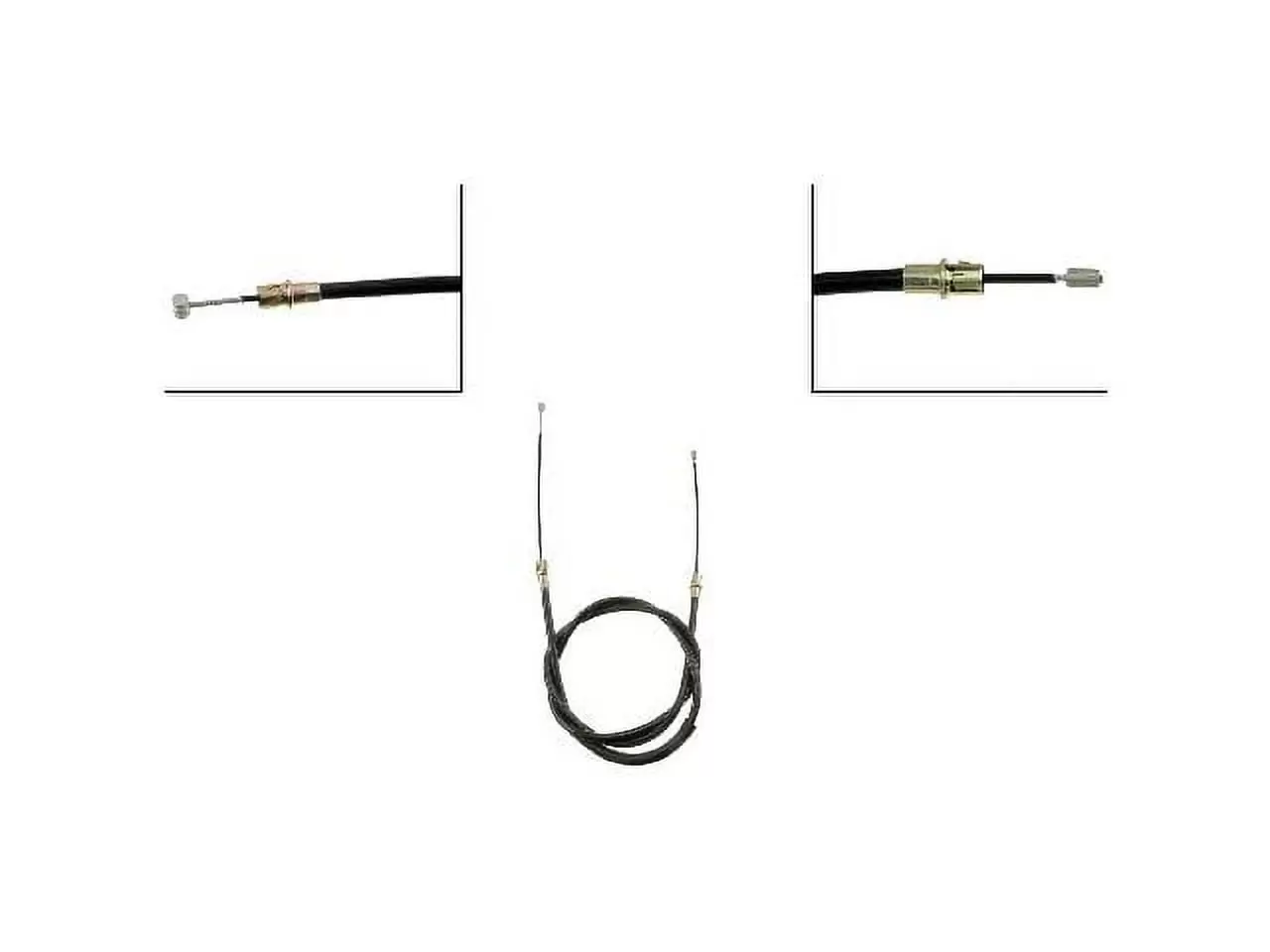 Front Parking Brake Cable - Compatible with 1992 - 1996 Ford E-150 Econoline 1993 1994 1995