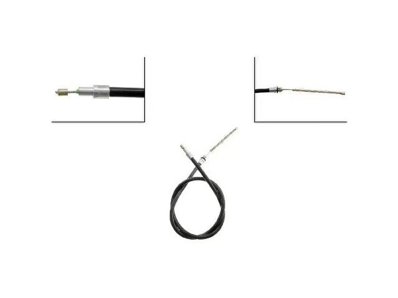 Front Parking Brake Cable - Compatible with 2001 - 2002 Ford E-250 Econoline