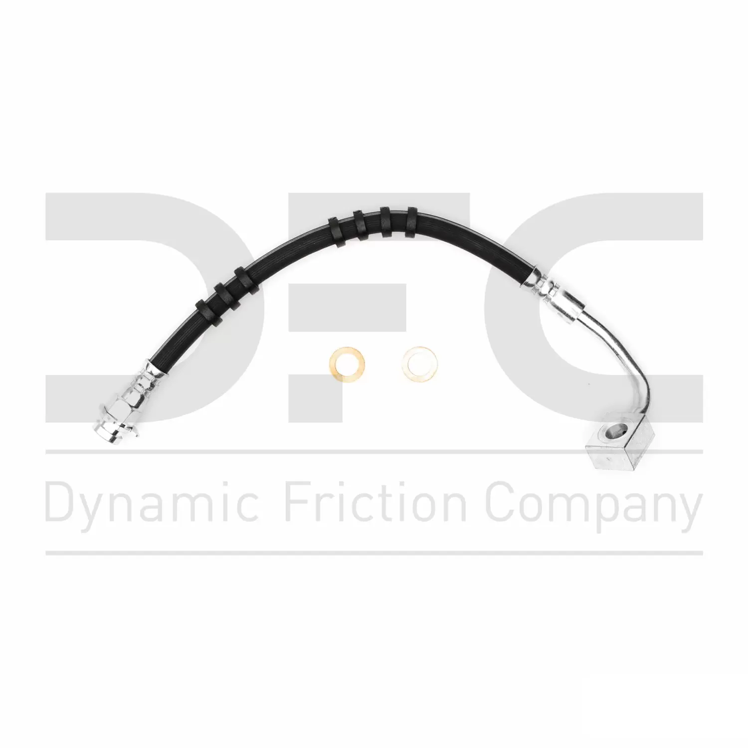 Front Right Dynamic Friction Company Brake Line Hose 350-40141 For 1989-1990 Dodge Dakota