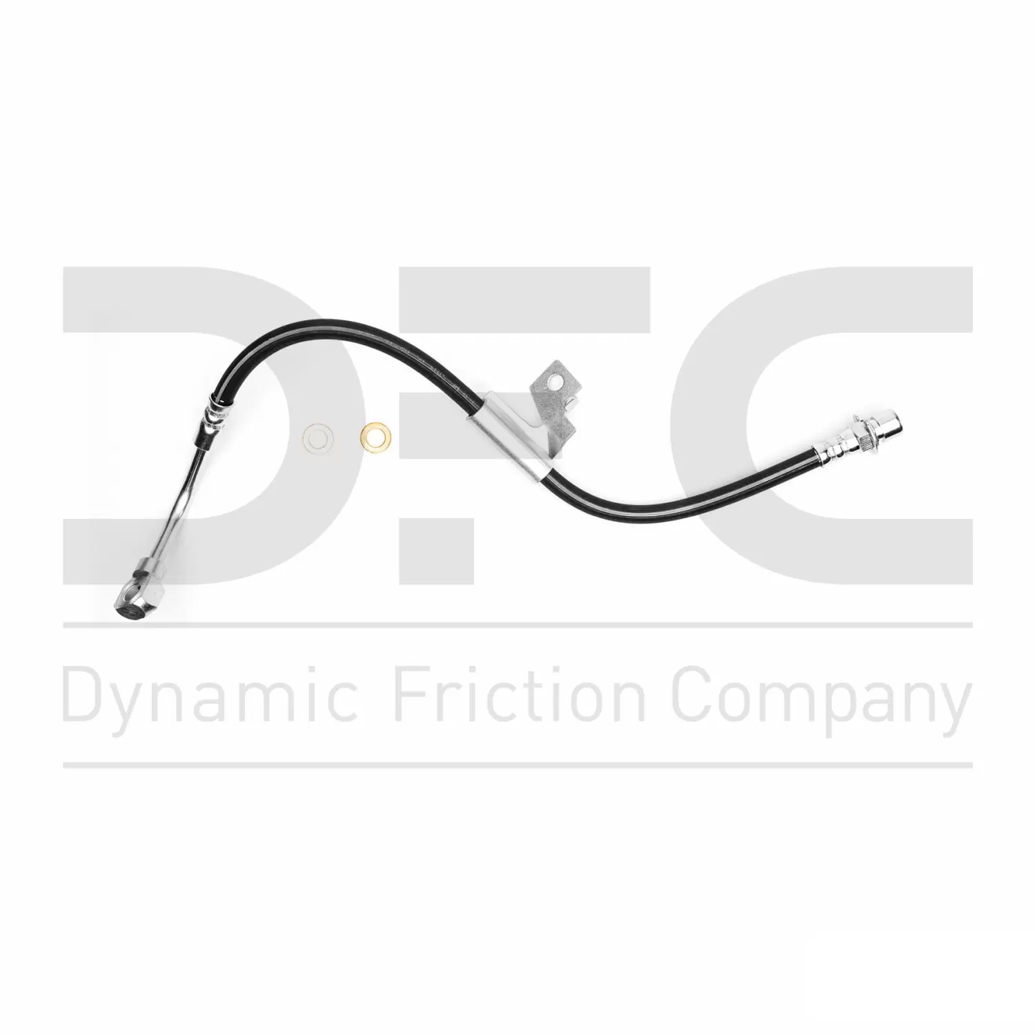 Front Right Dynamic Friction Company Brake Line Hose 350-47272