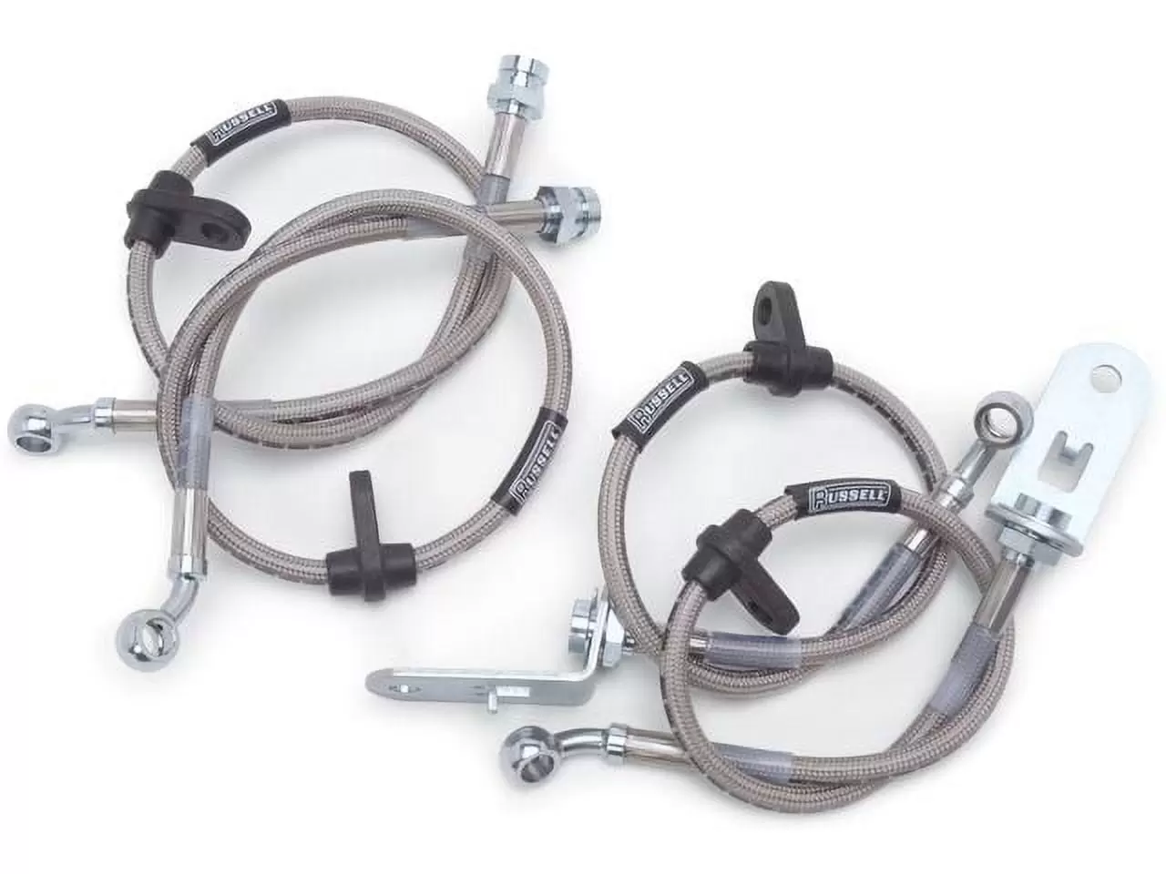 Front and Rear Brake Hydraulic Hose Kit - Compatible with 2001 - 2003. 2005 - 2006 Chevy Silverado 1500 HD 2002