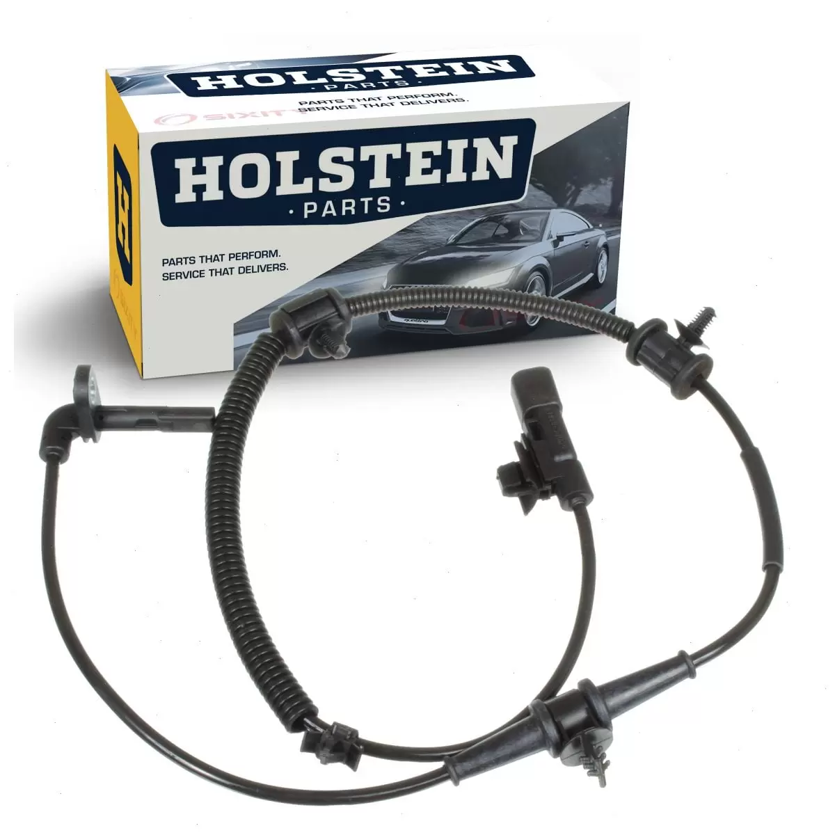 Holstein Front Left ABS Wheel Speed Sensor compatible with Chevrolet Cruze 2011-2016