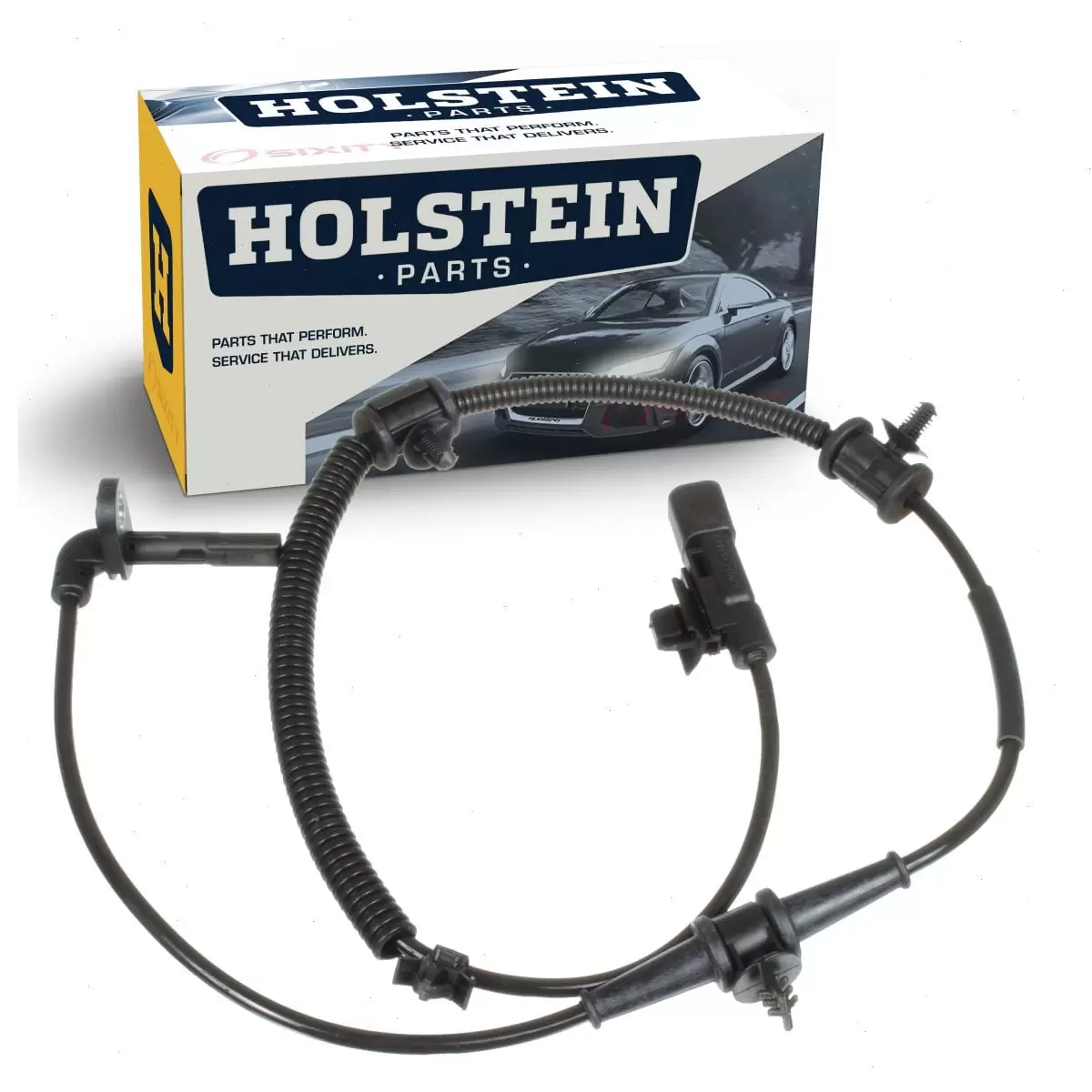 Holstein Front Left ABS Wheel Speed Sensor compatible with Chevrolet Cruze Limited 2016