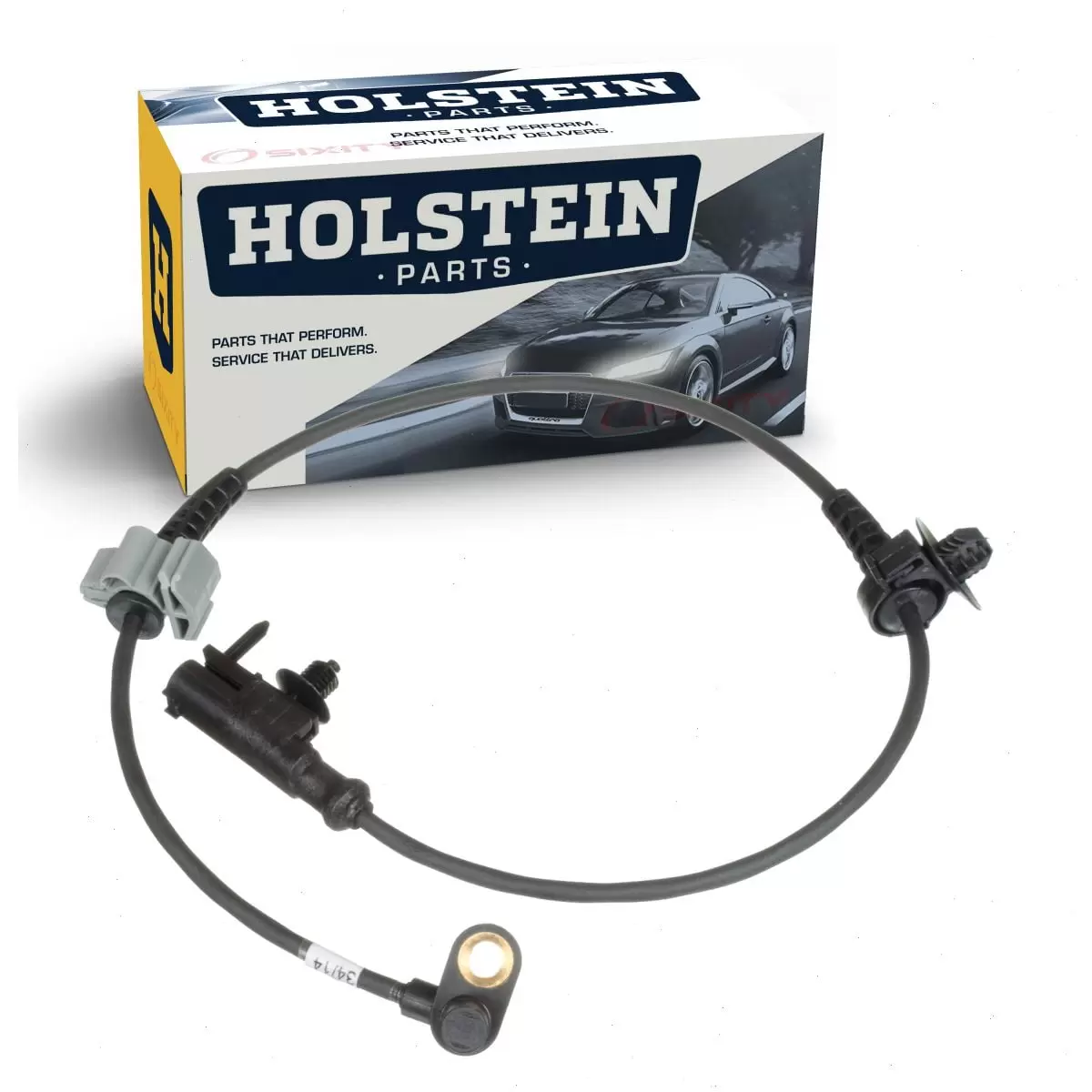 Holstein Front Left ABS Wheel Speed Sensor compatible with Chevrolet Silverado 1500 2007-2013