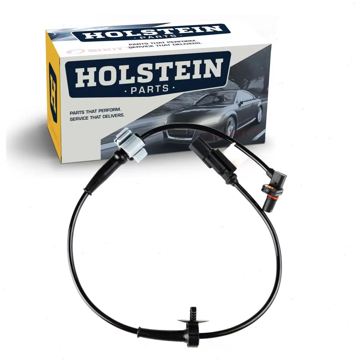 Holstein Front Left ABS Wheel Speed Sensor compatible with Chevrolet Tahoe 2015