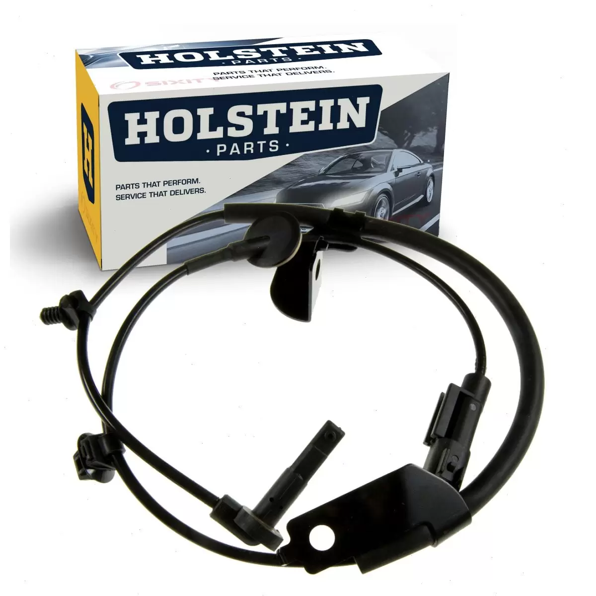 Holstein Front Left ABS Wheel Speed Sensor compatible with Chrysler 200 2011-2014