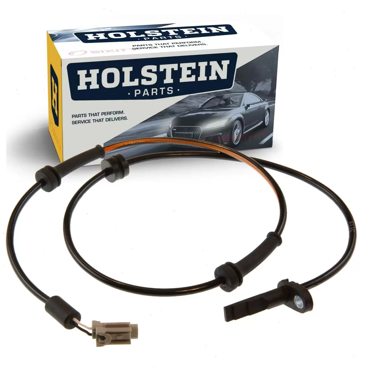 Holstein Front Left ABS Wheel Speed Sensor compatible with Nissan Altima 3.5L V6 2007-2013