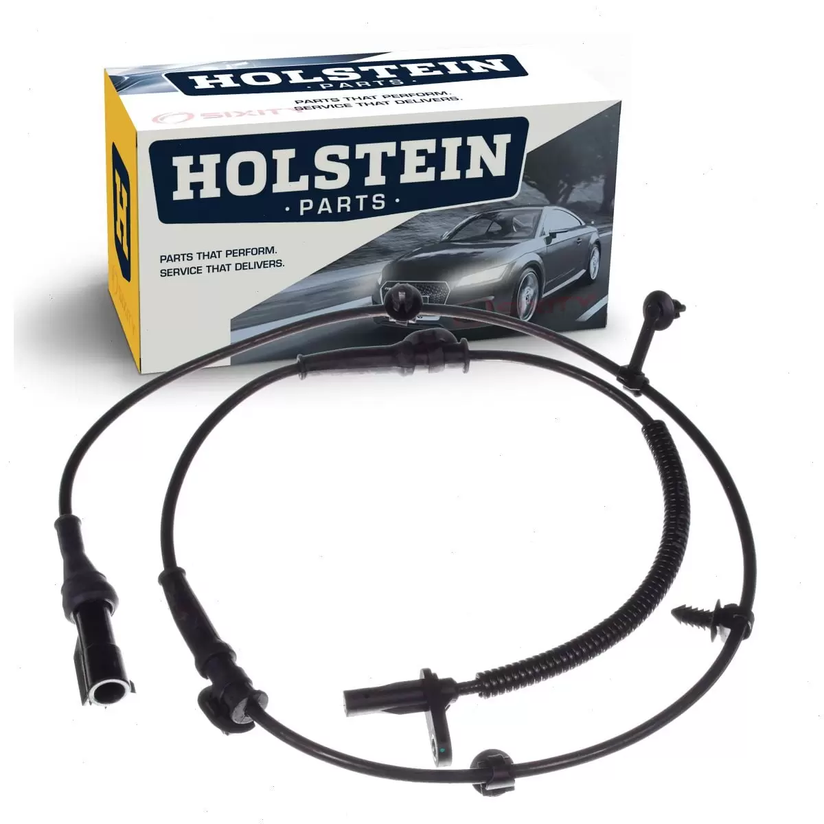 Holstein Front Right ABS Wheel Speed Sensor compatible with Ford Edge 2007-2014