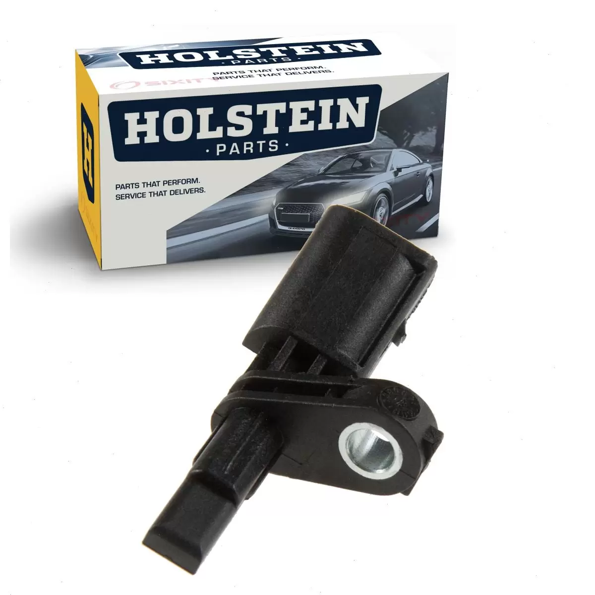 Holstein Front Right ABS Wheel Speed Sensor compatible with Volkswagen Passat 2006-2016