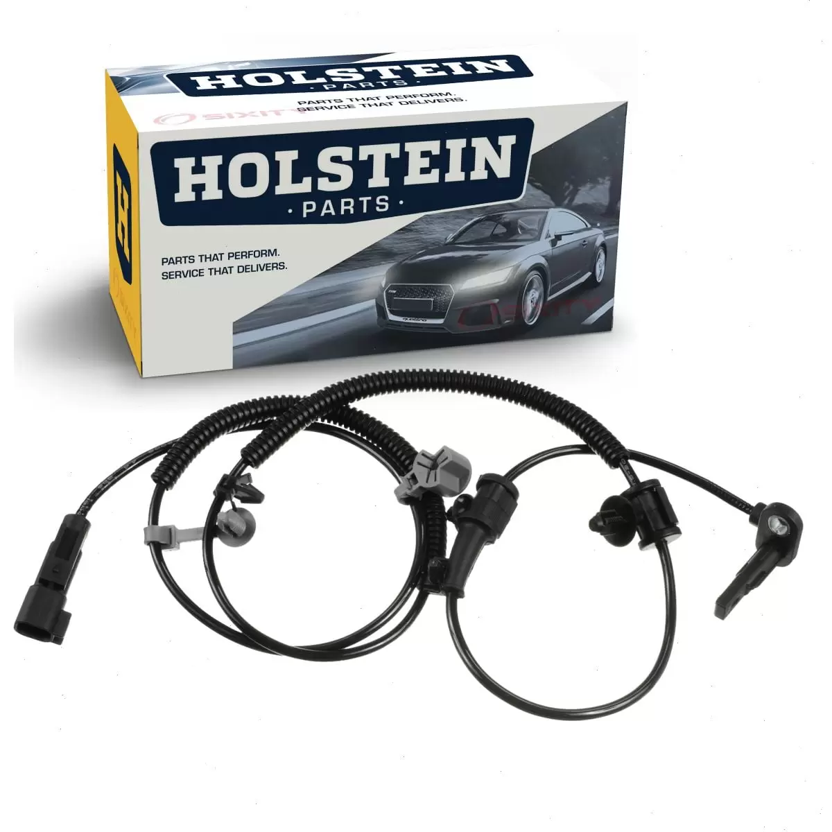 Holstein Rear Left ABS Wheel Speed Sensor compatible with Chevrolet Impala 2014-2016