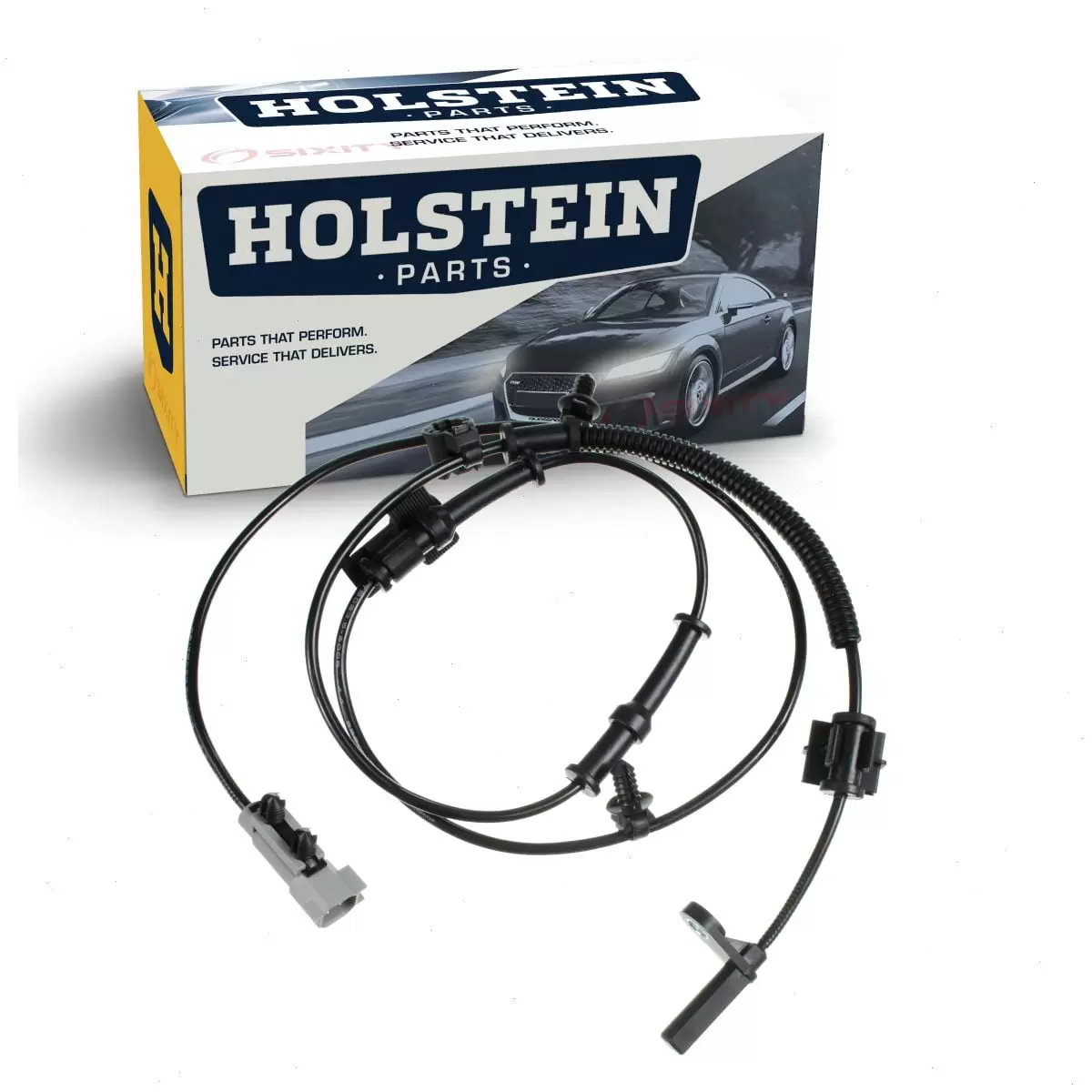 Holstein Rear Left ABS Wheel Speed Sensor compatible with Chrysler 300 2012-2015