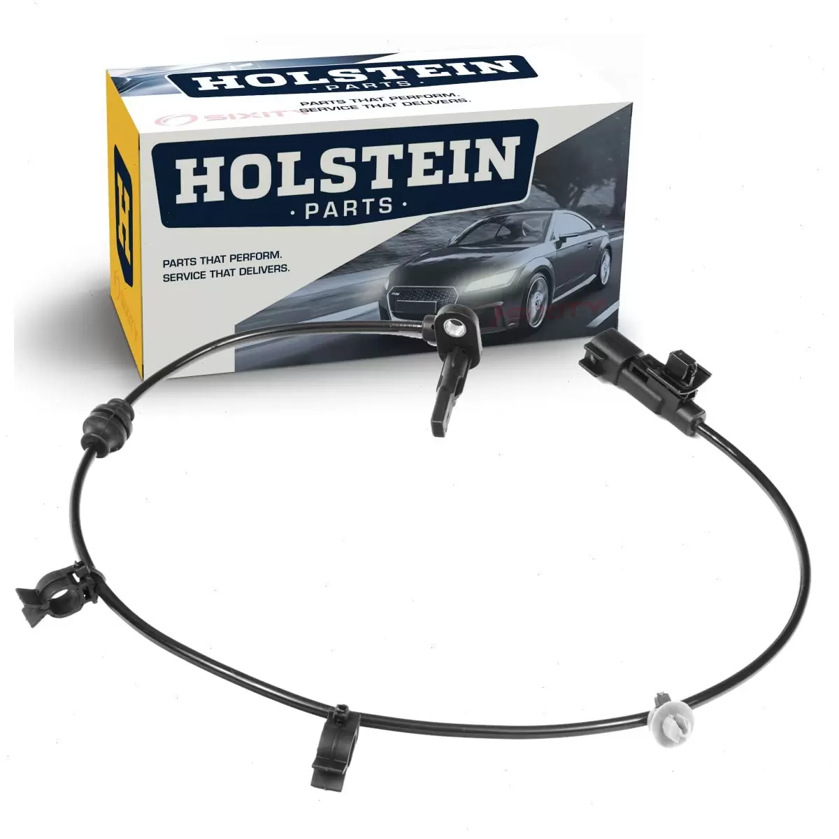 Holstein Rear Right ABS Wheel Speed Sensor compatible with Chevrolet Cruze 2011-2016