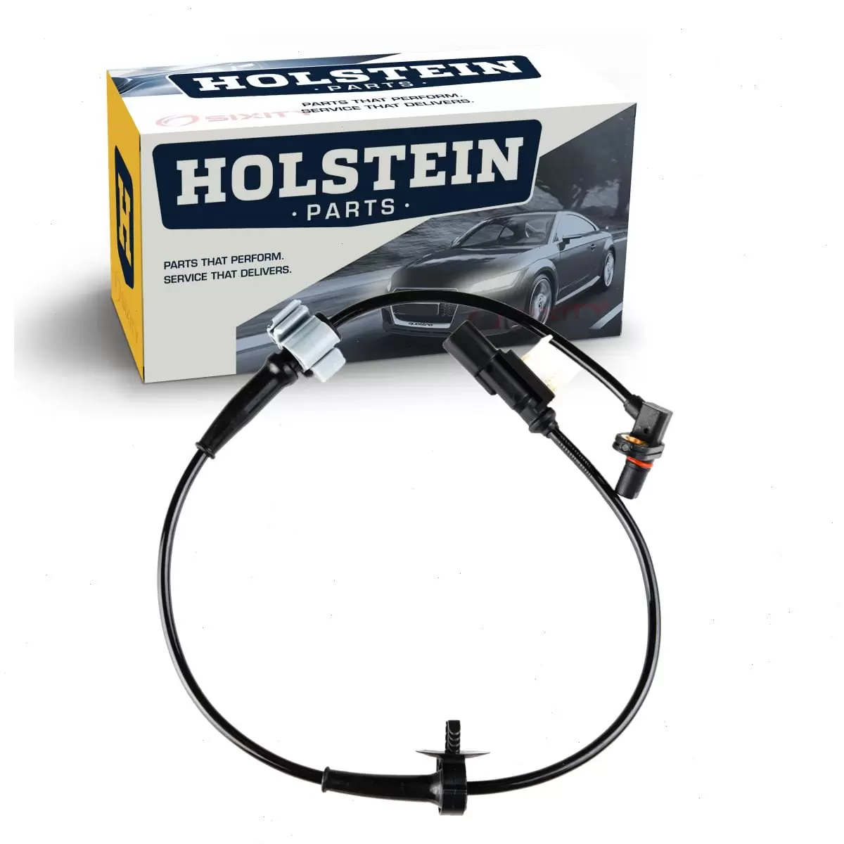 Holstein Rear Right ABS Wheel Speed Sensor compatible with Chevrolet Silverado 1500 2014-2015