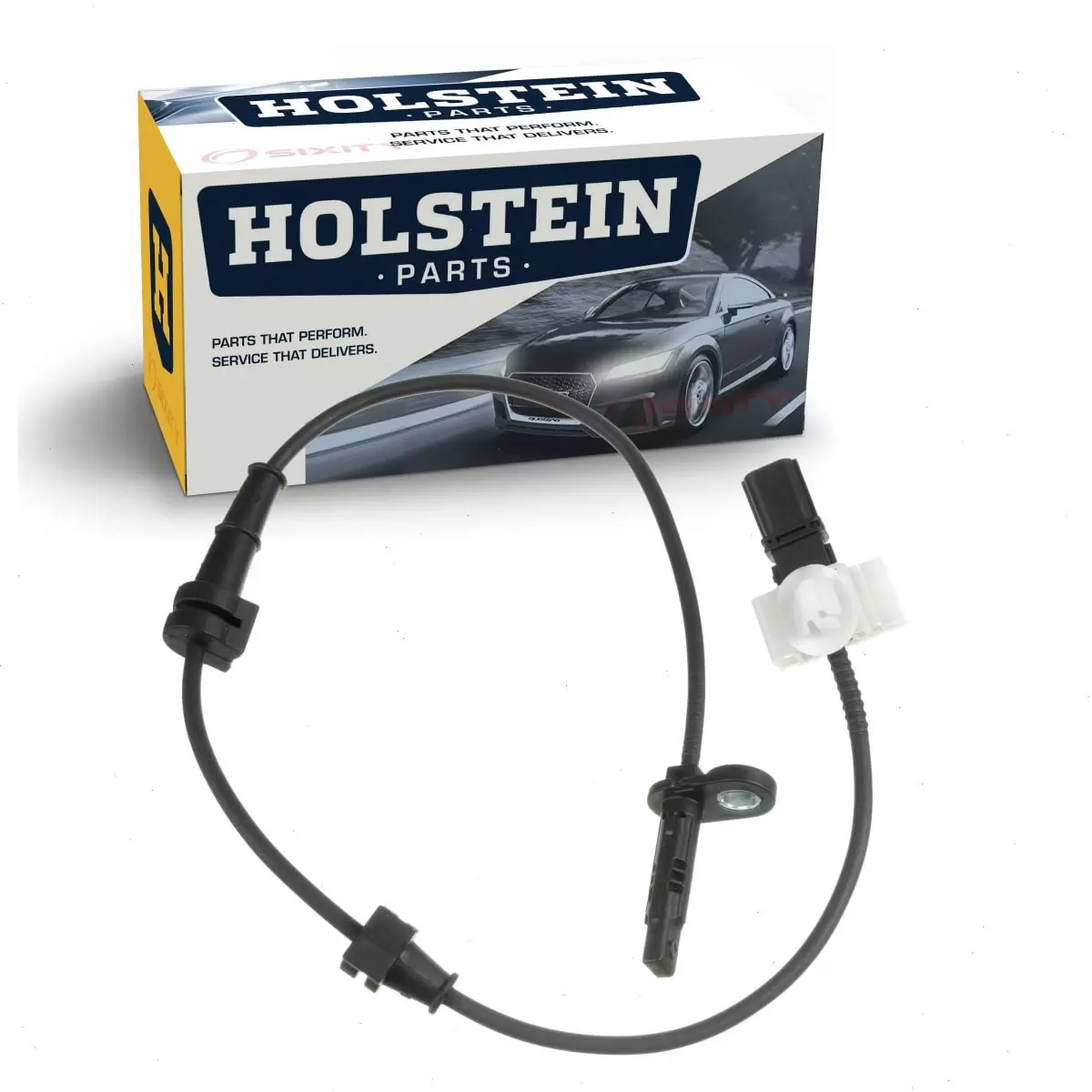 Holstein Rear Right ABS Wheel Speed Sensor compatible with Honda Accord 2013-2016