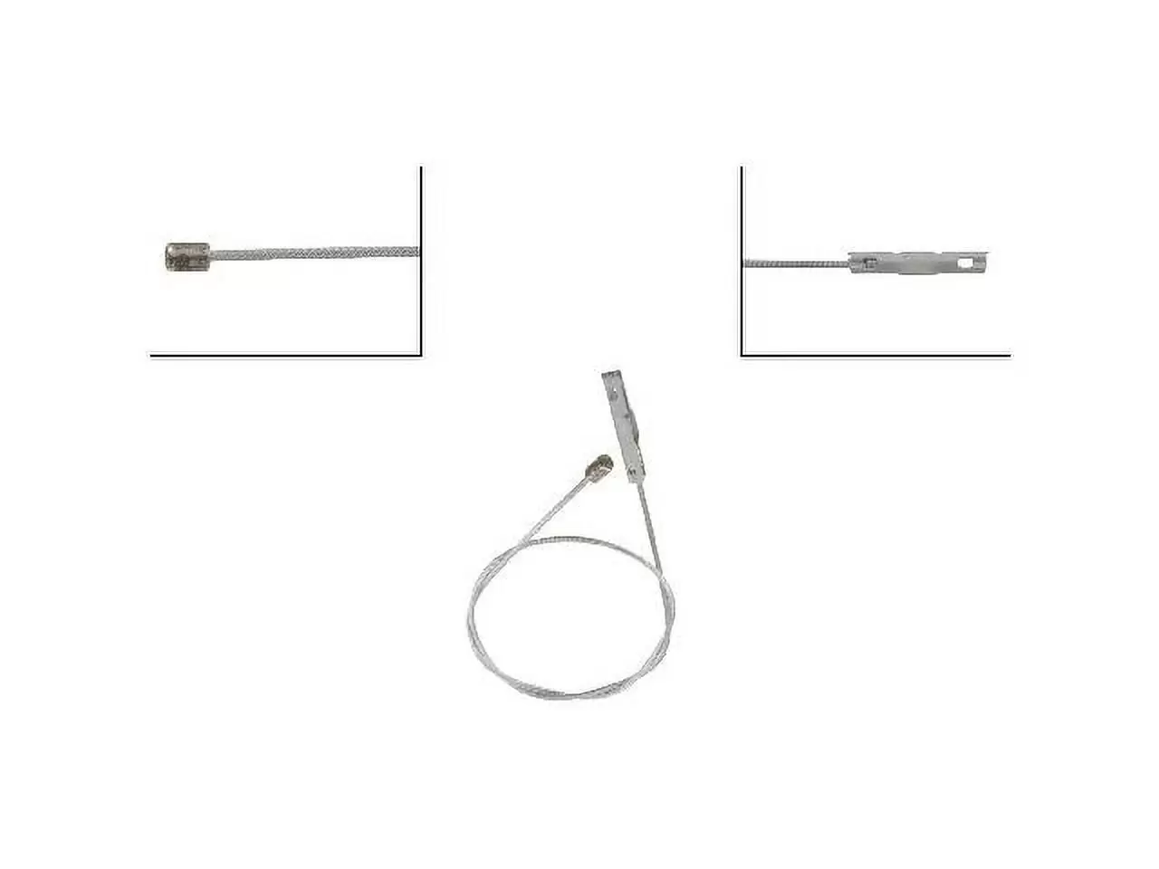 Intermediate Parking Brake Cable - Compatible with 1992 - 1994 Ford E-150 Econoline 1993